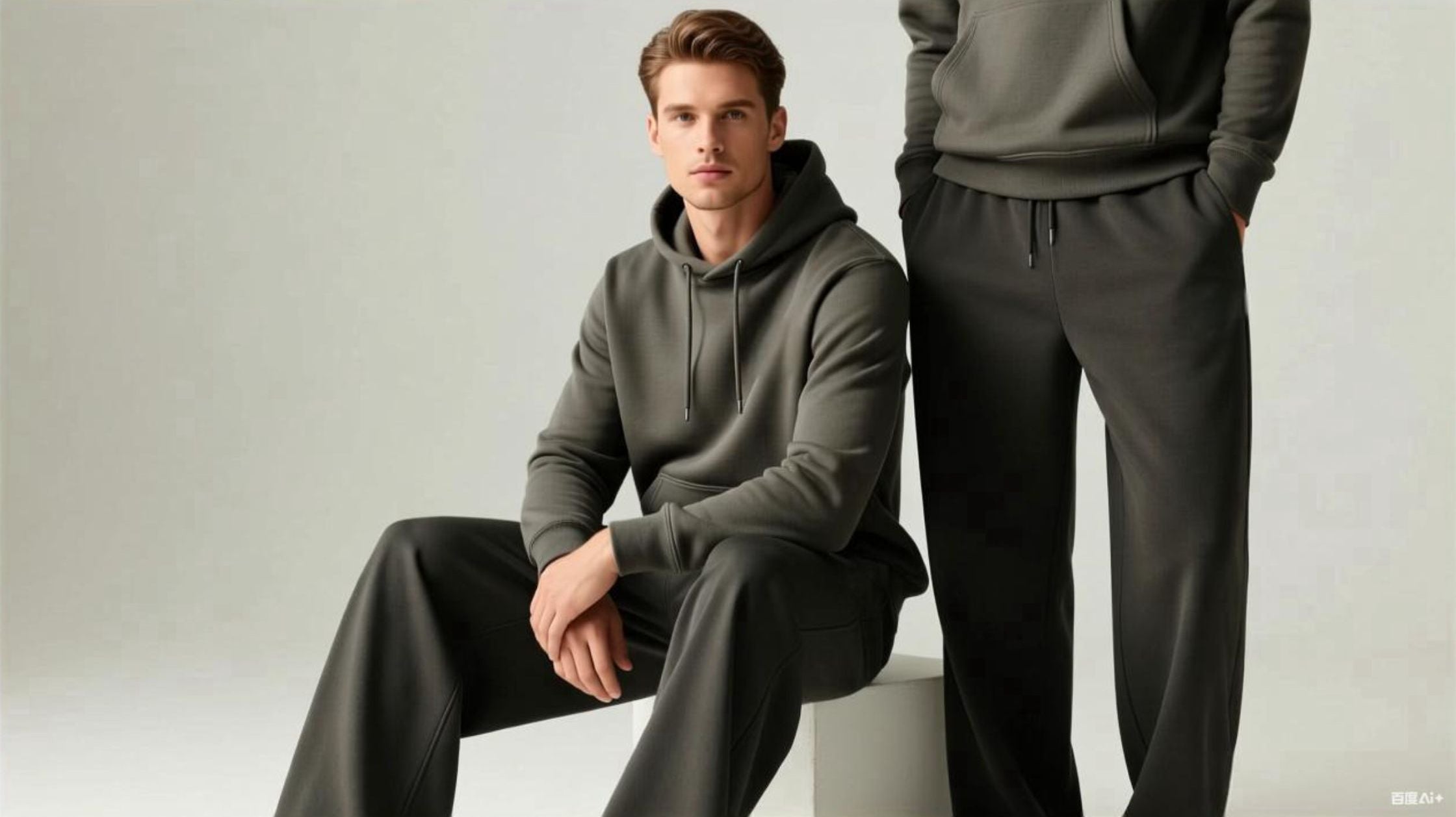 black straight leg pants mens