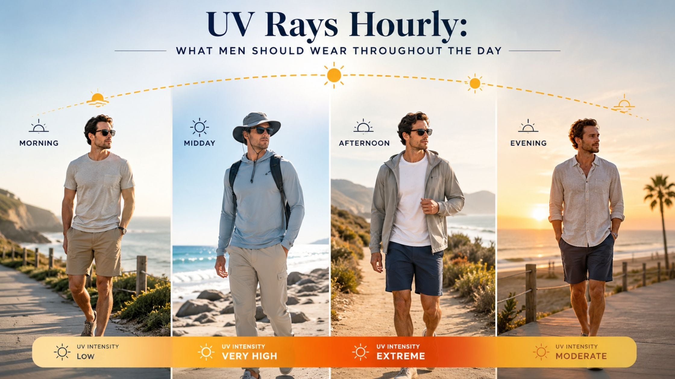 uv rays hourly