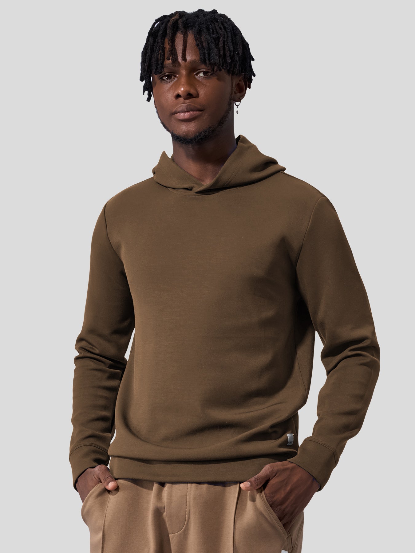 Modal Blend Long Sleeve Hoodie