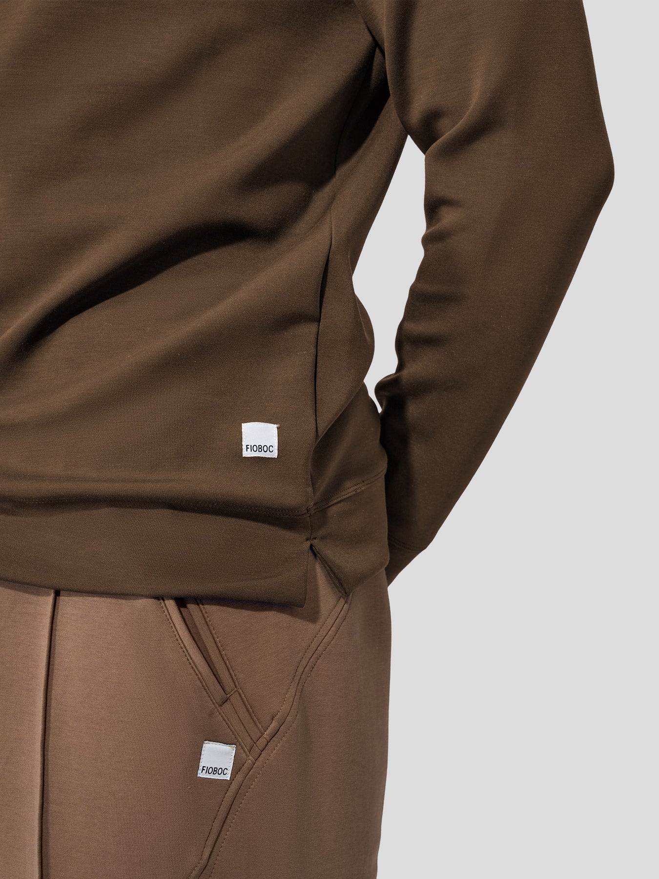 Modal Blend Long Sleeve Hoodie