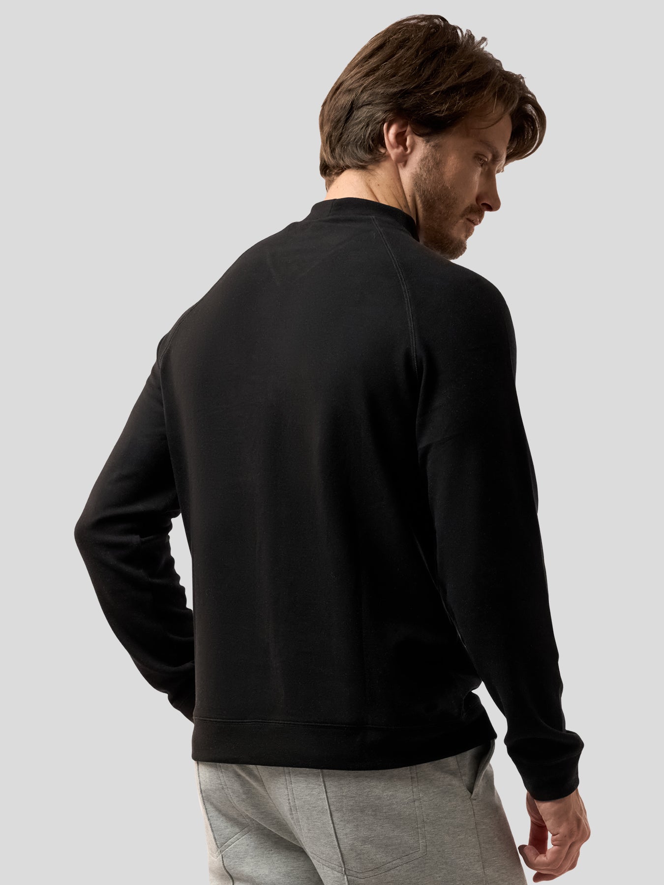 Thermo Fleece Mock Neck Sweatshirt