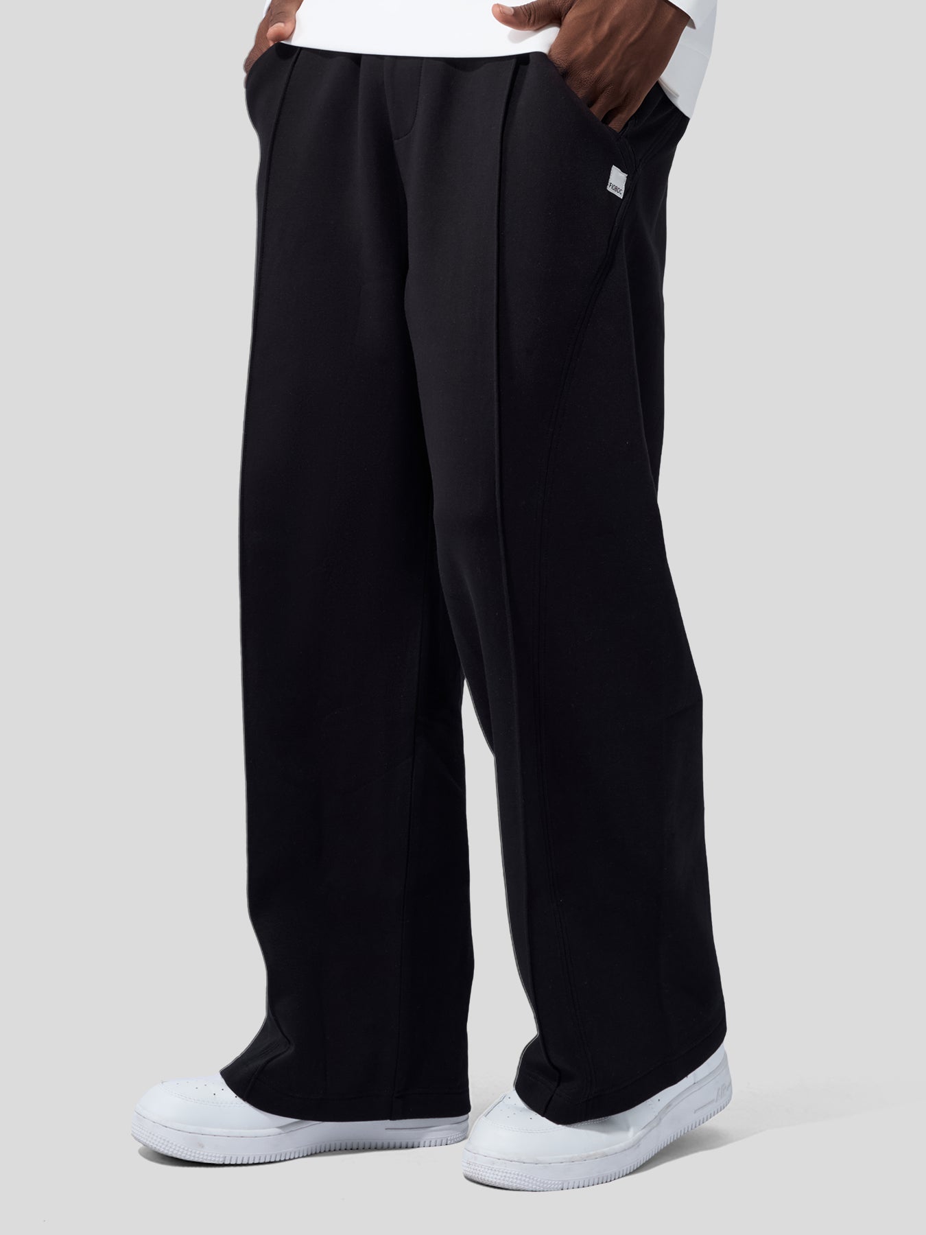 Weekend Performance Sweatshirt And Wide Leg Pants Set