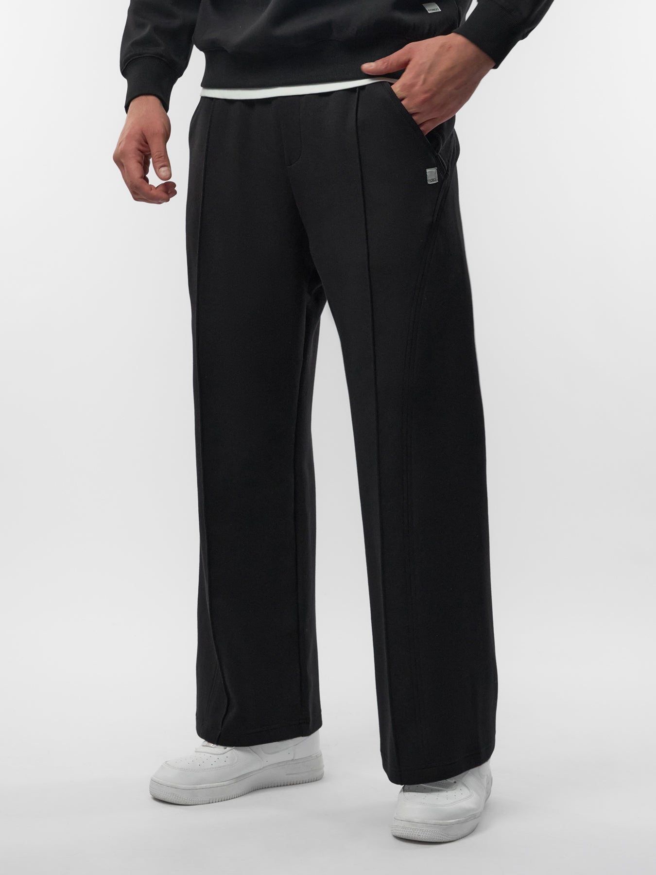 Cozyspacer Essential Sweatshirt And Wide Leg Pants Set