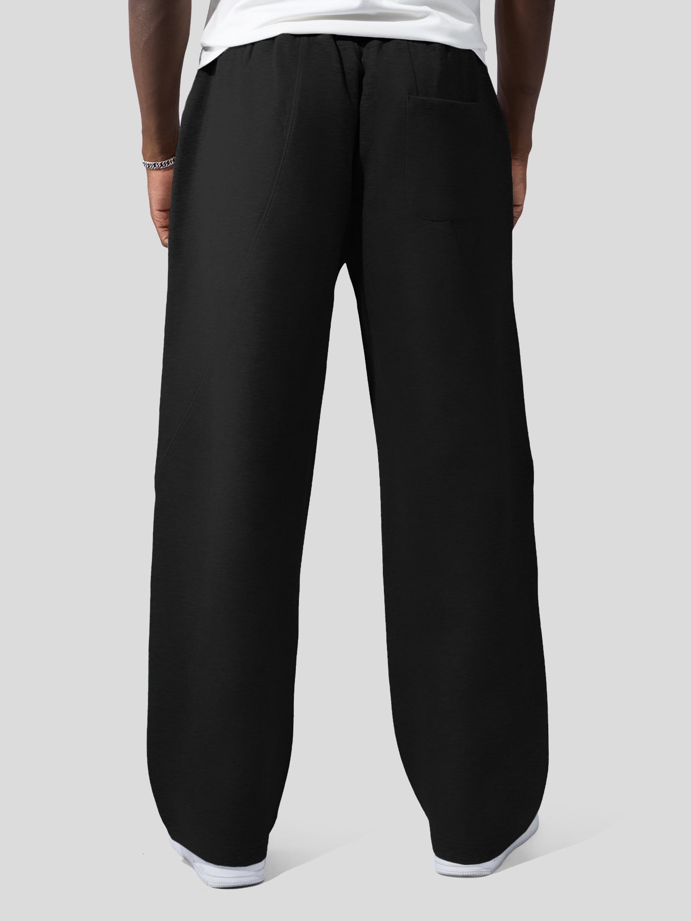 CozySpacer Fall Drawstring Wide Leg Pants Curved Design