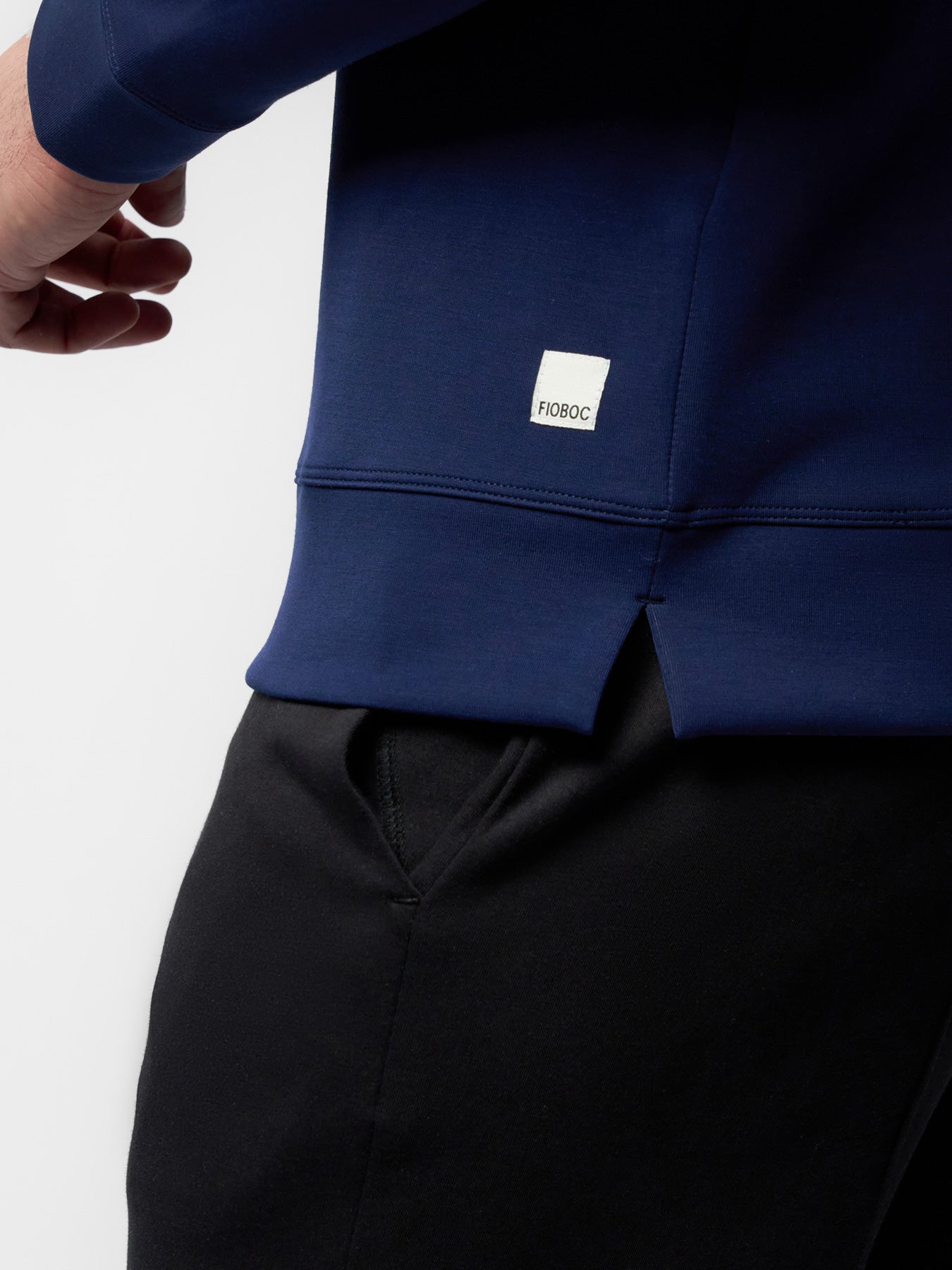 Modal Blend Crew Neck Sweatshirt