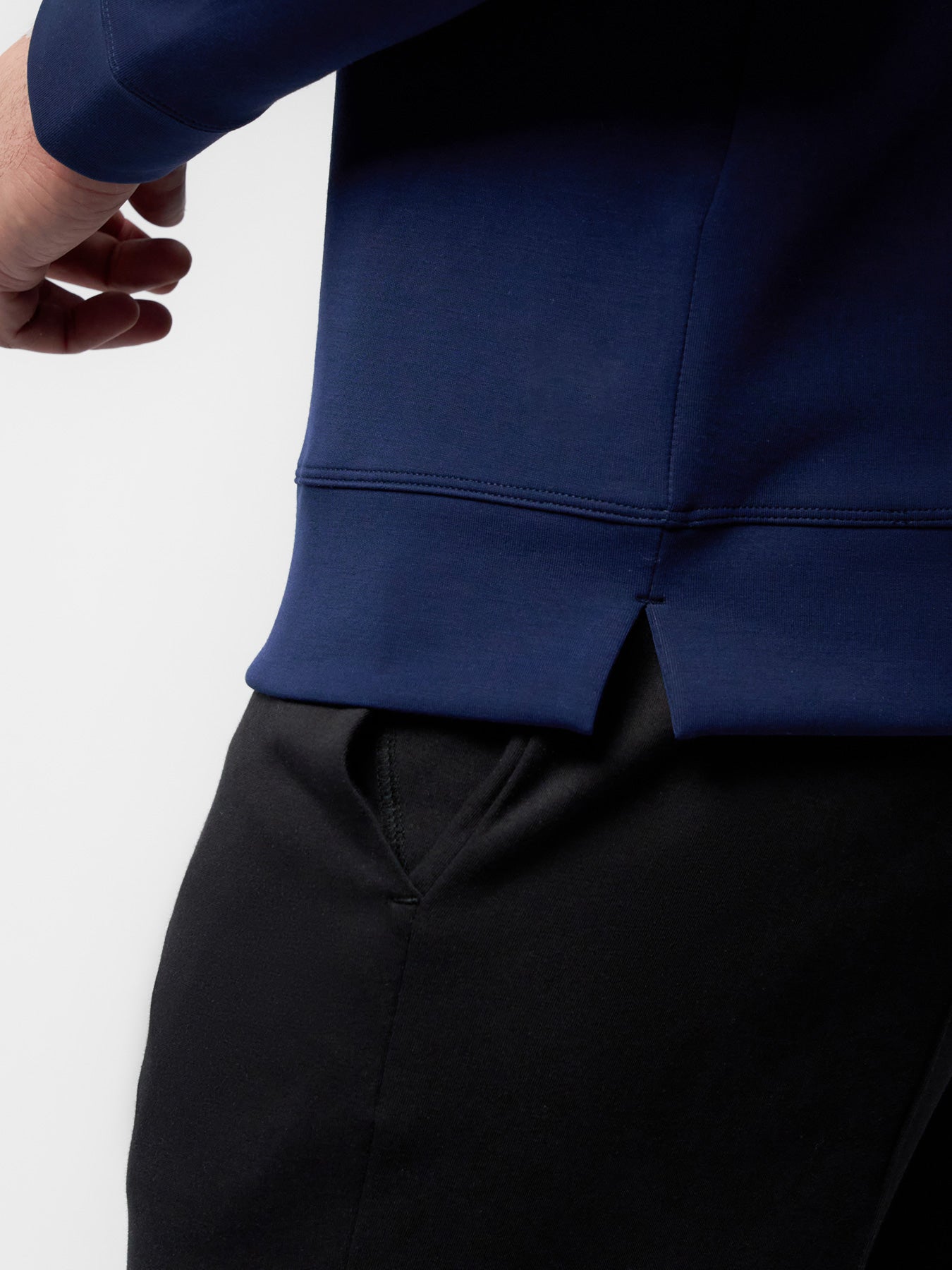 Modal Blend Crew Neck Sweatshirt