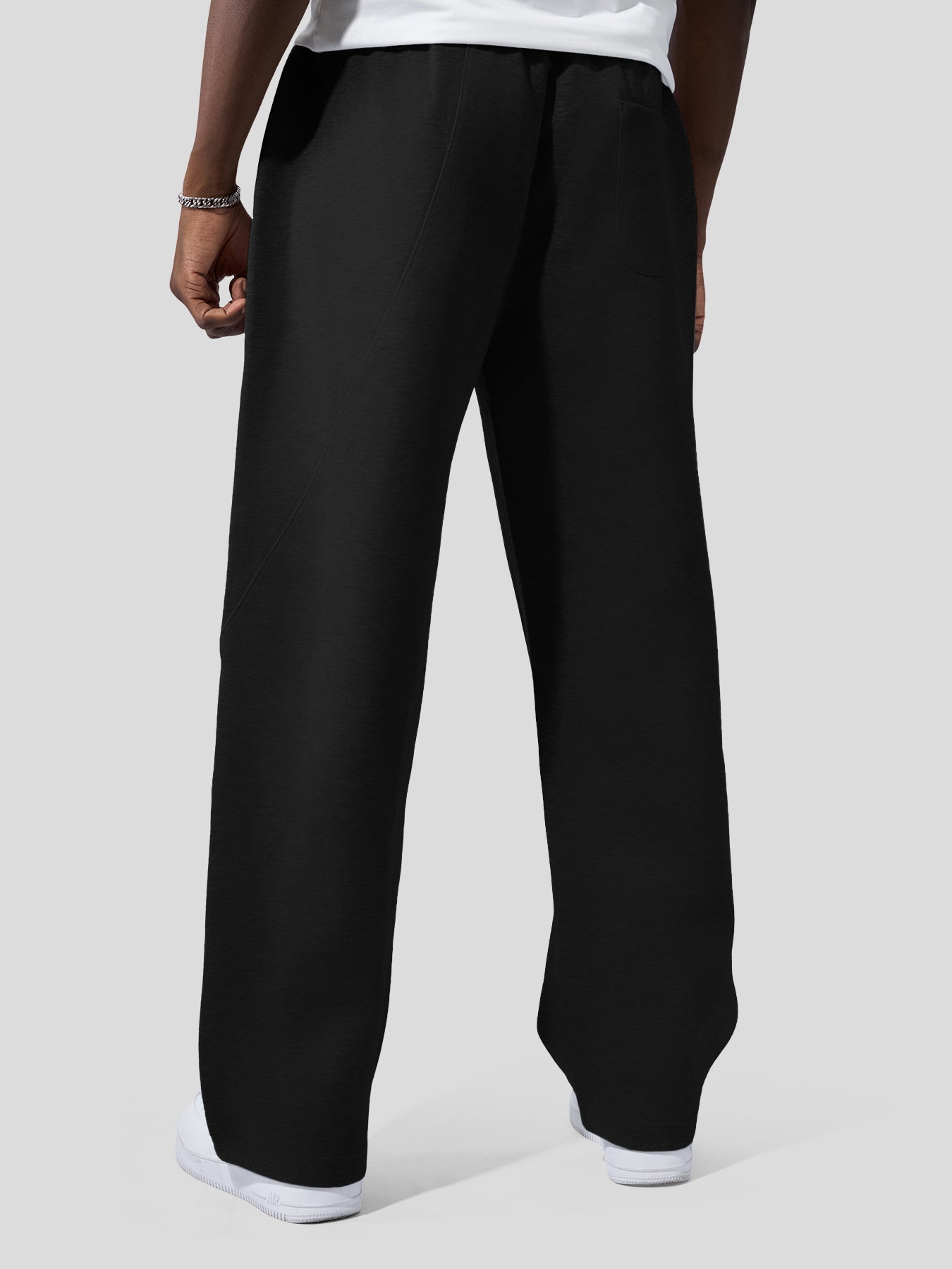 Weekend Performance Sweatshirt And Wide Leg Pants Set