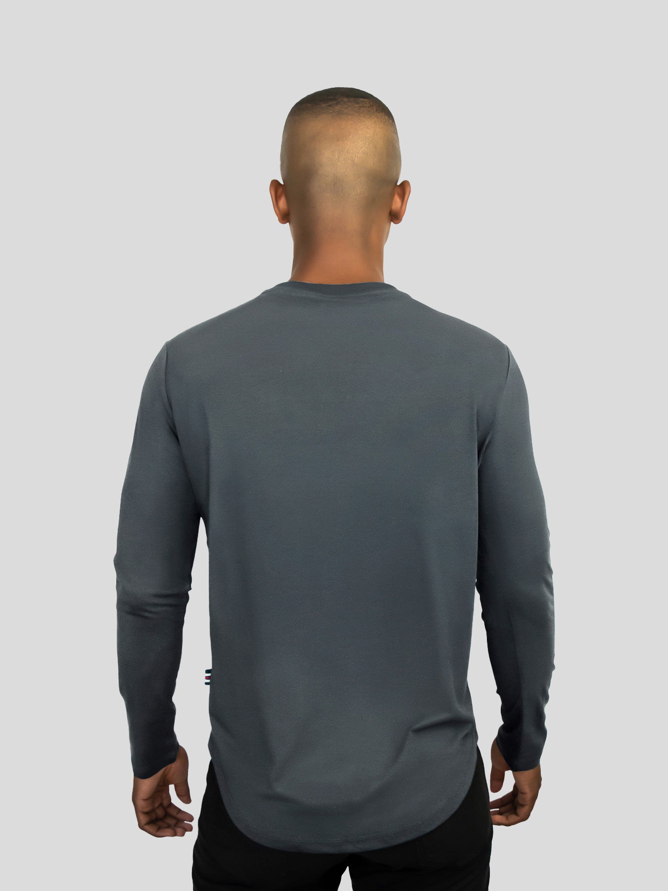 StaySmooth Long Sleeve Drop-Cut Tee:Slim Fit