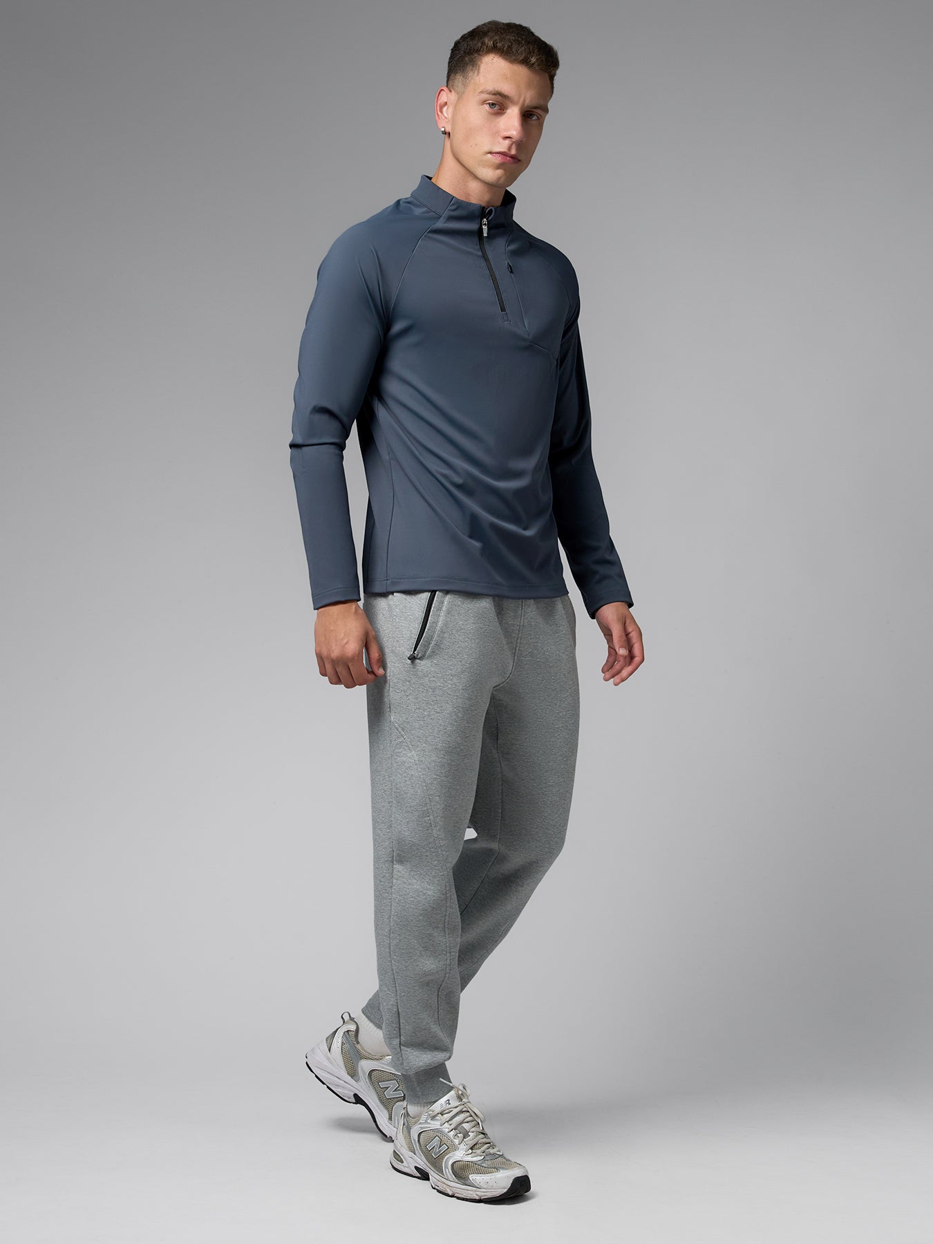 SmoothBlend Half Zip Chest Pocket Tee