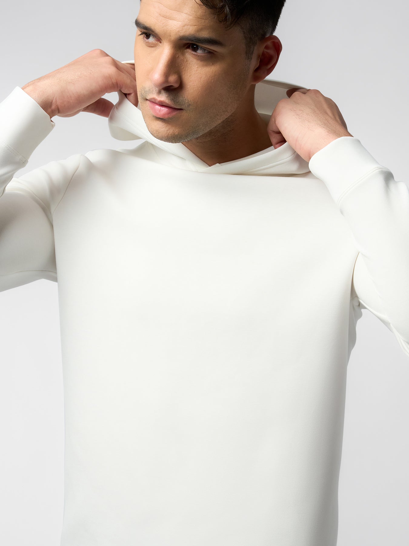 Modal Blend Long Sleeve Hoodie