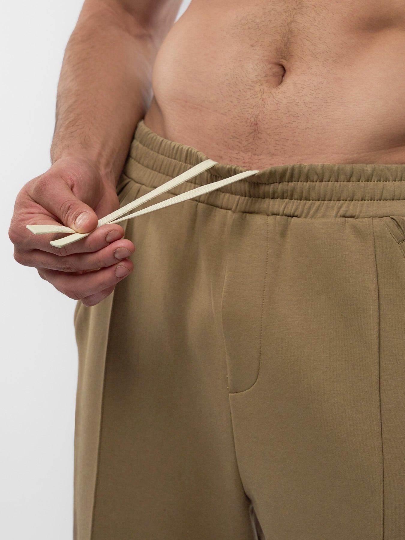 Modal Blend Short Sleeve Tee And Cozyapscer Straight Leg Pant Set