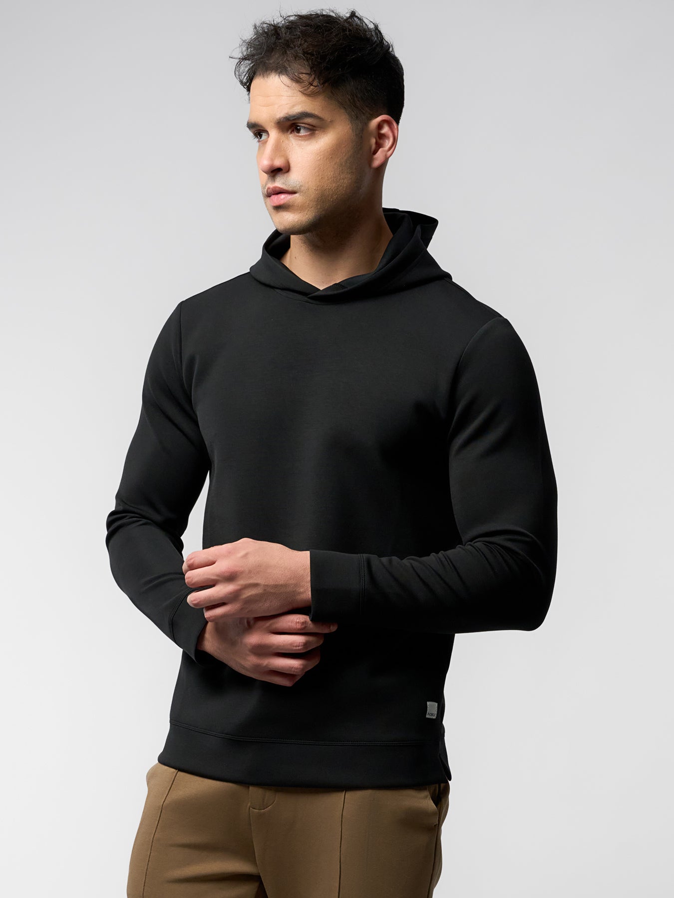 Modal Blend Long Sleeve Hoodie
