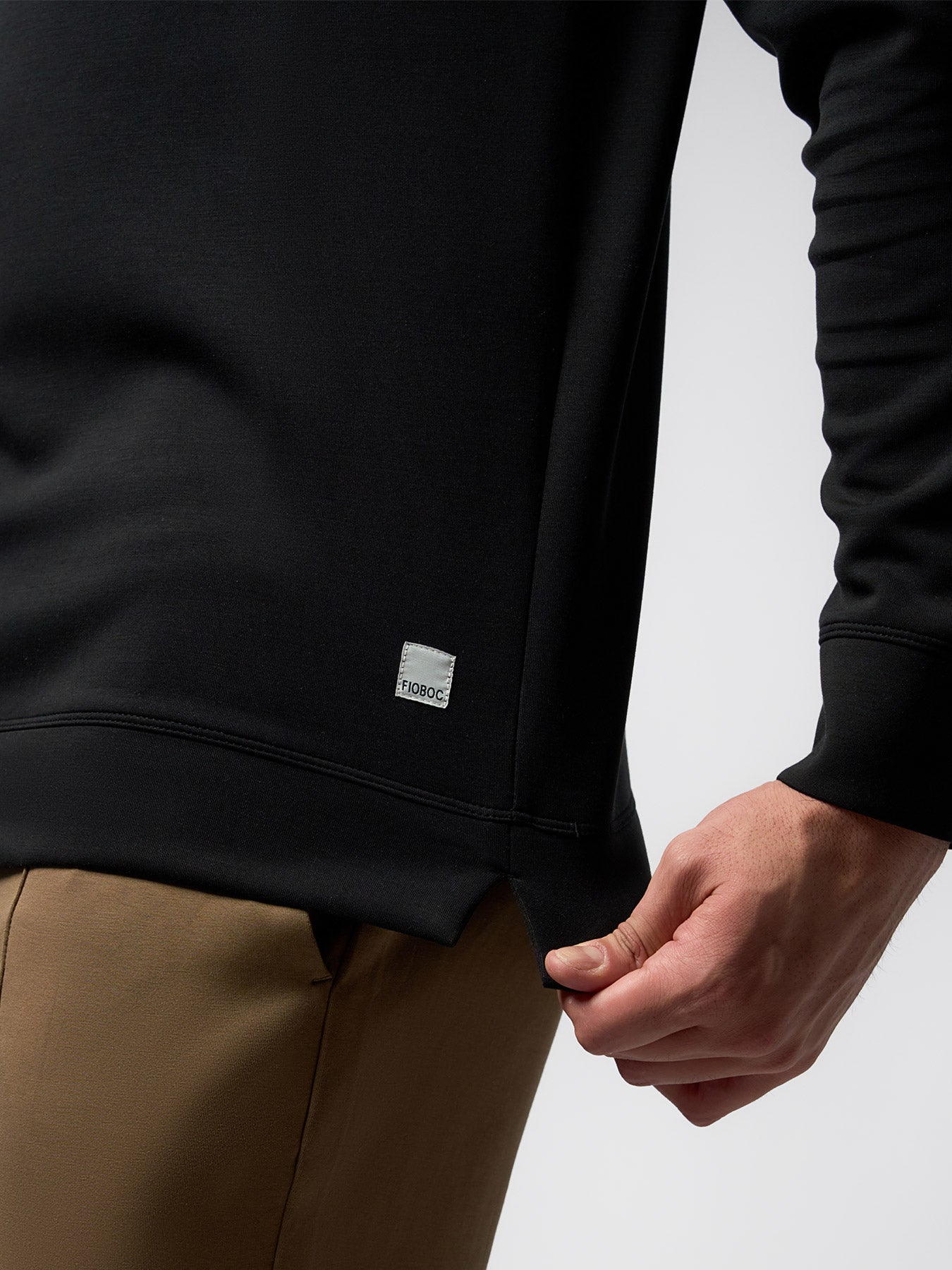 Modal Blend Long Sleeve Hoodie