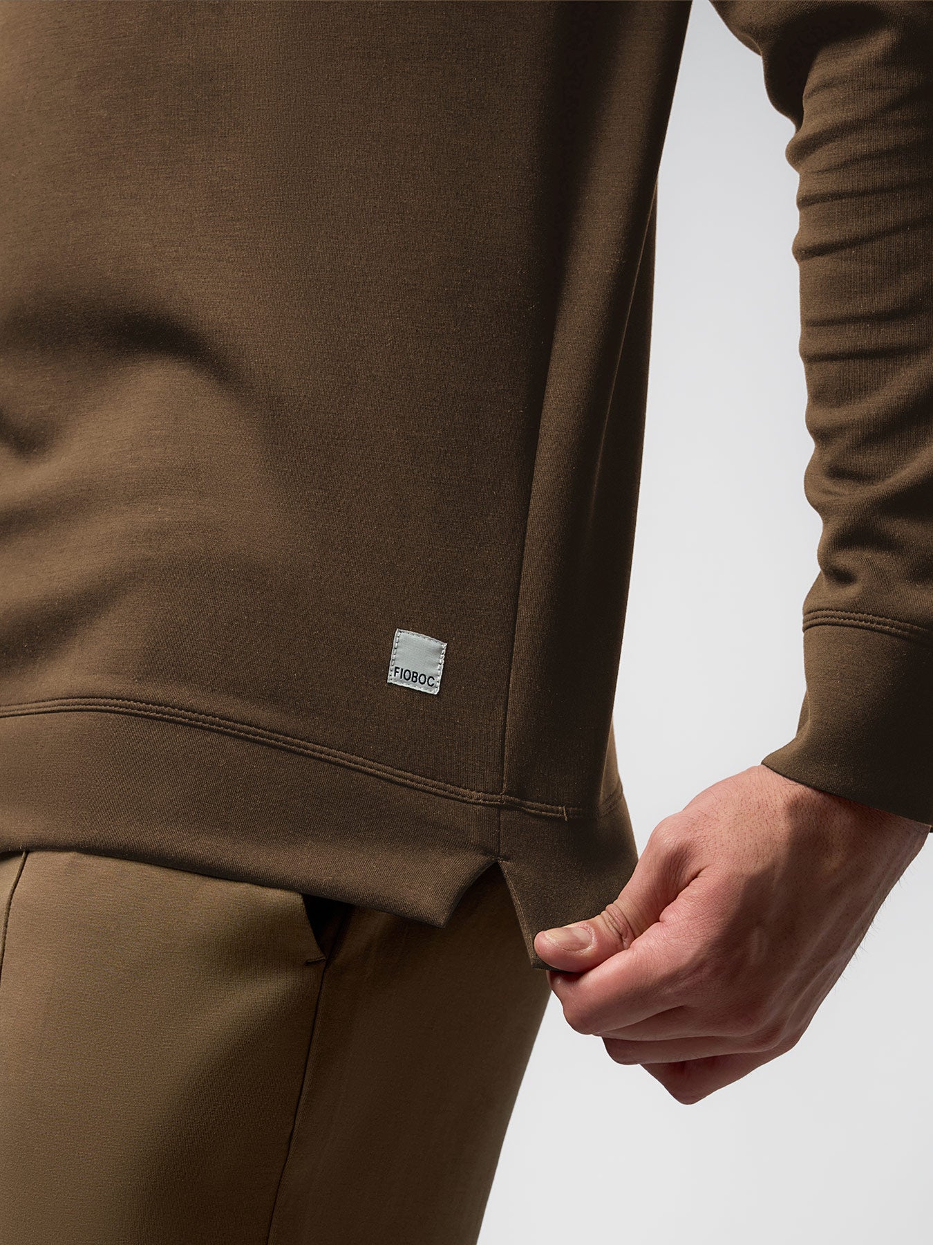 Modal Blend Long Sleeve Hoodie