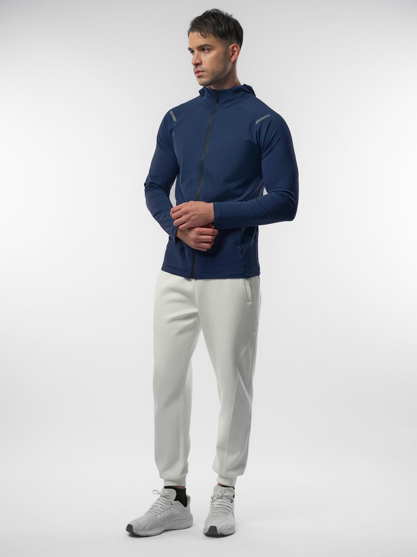 SmoothBlend Quick Dry Sports Fitness Hooded Jacket