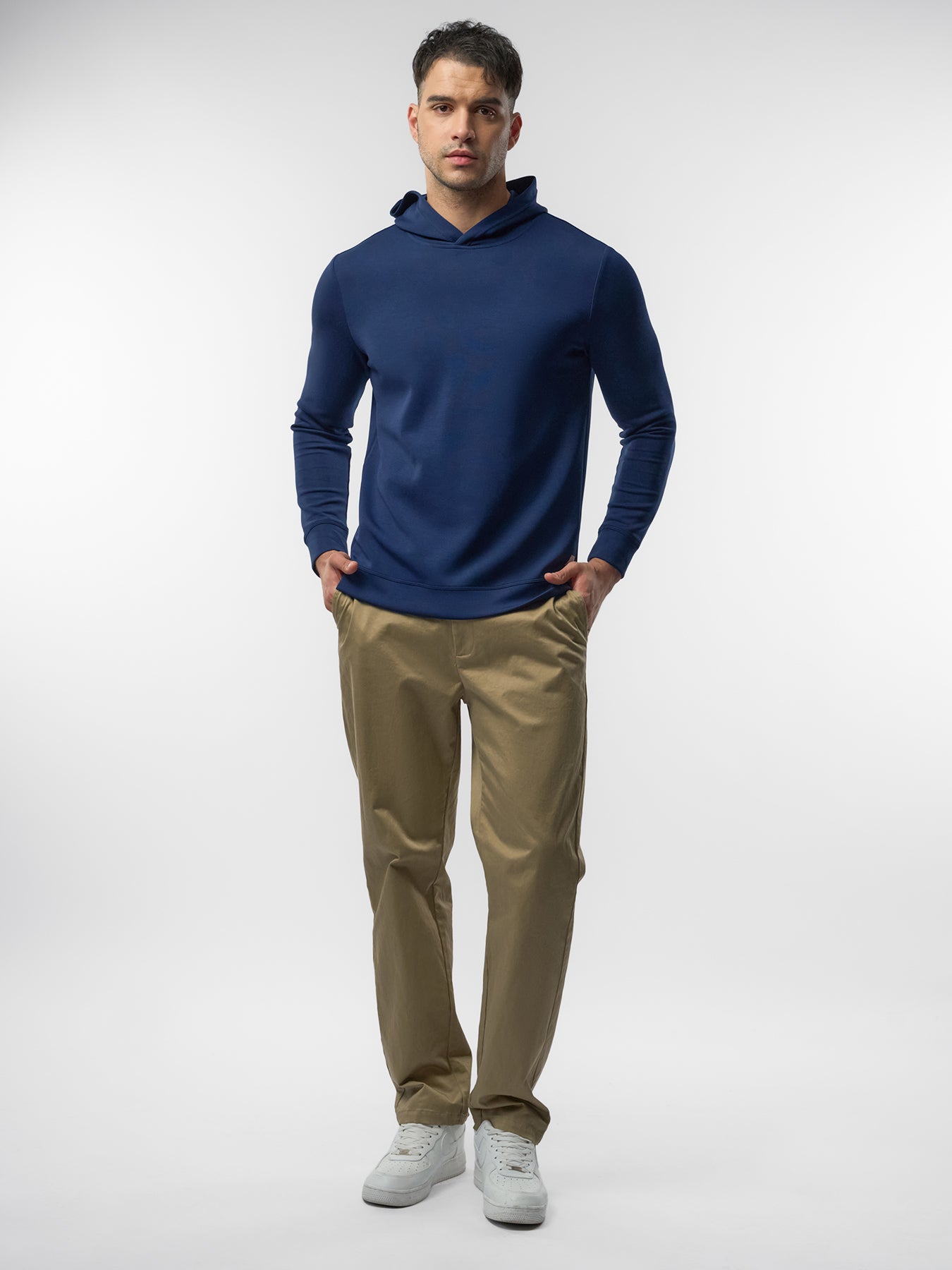 Modal Blend Long Sleeve Hoodie