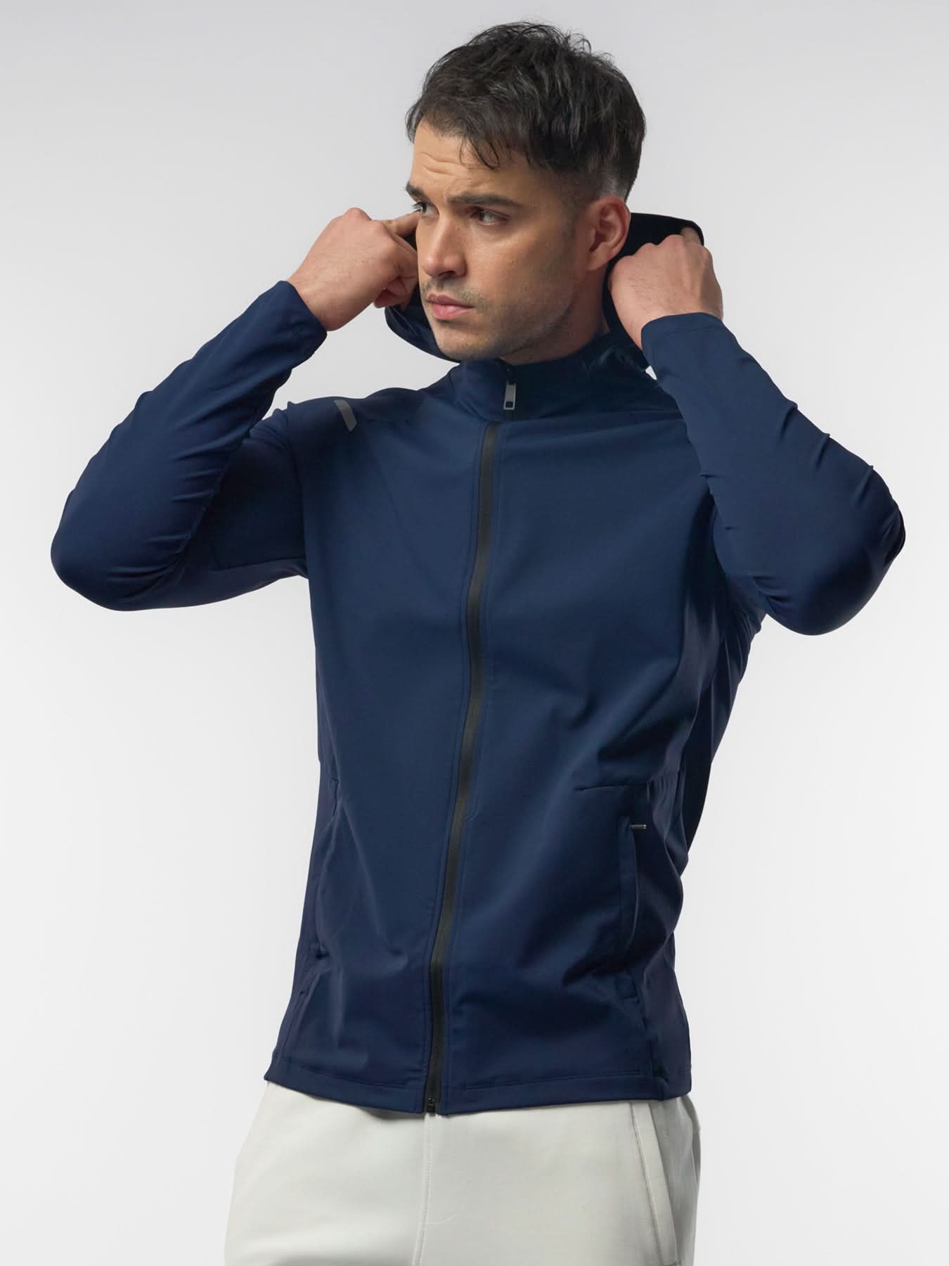 SmoothBlend Quick Dry Sports Fitness Hooded Jacket