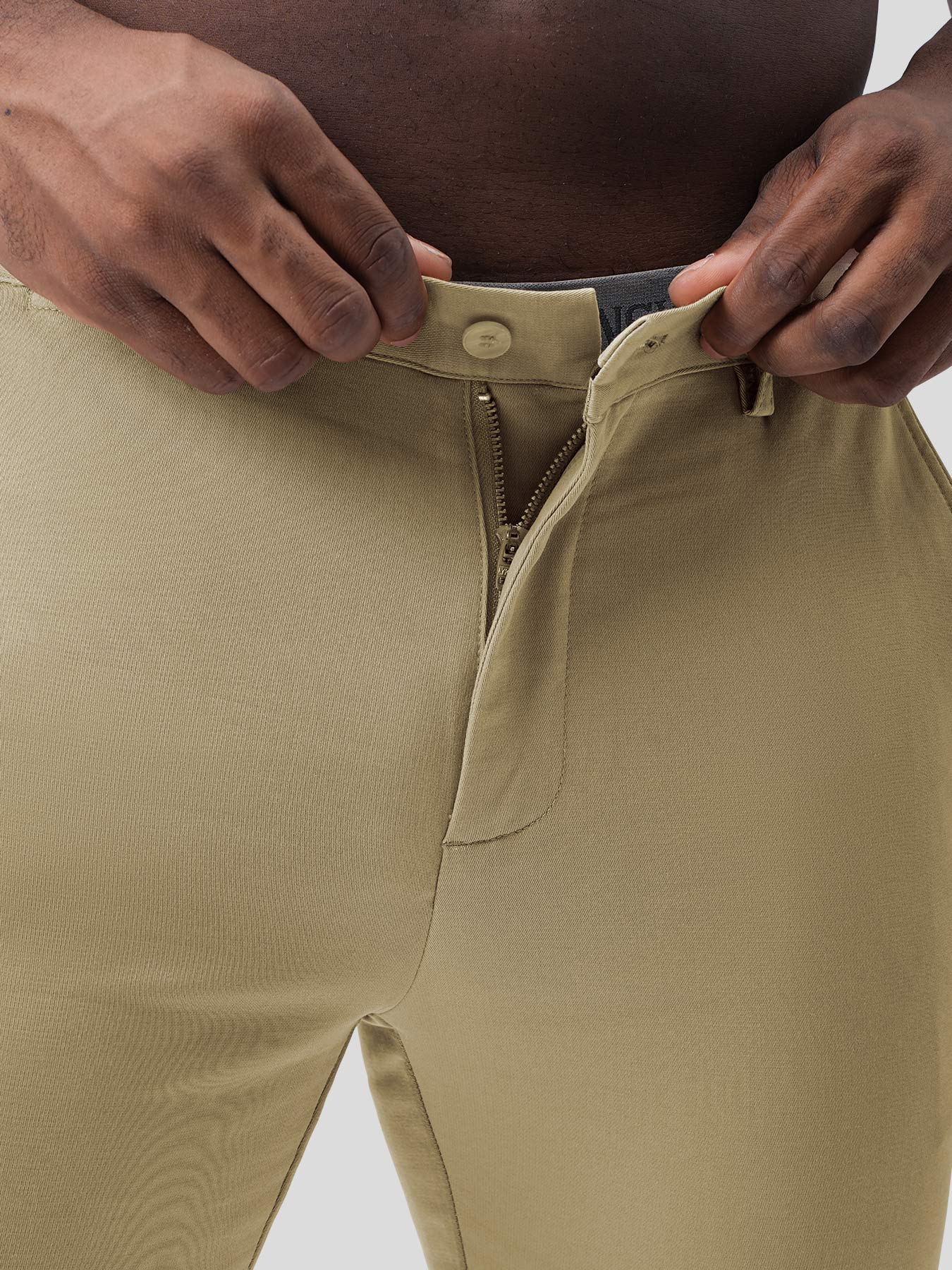 Cotton Sateen Chino Pants Stretch Work Travel
