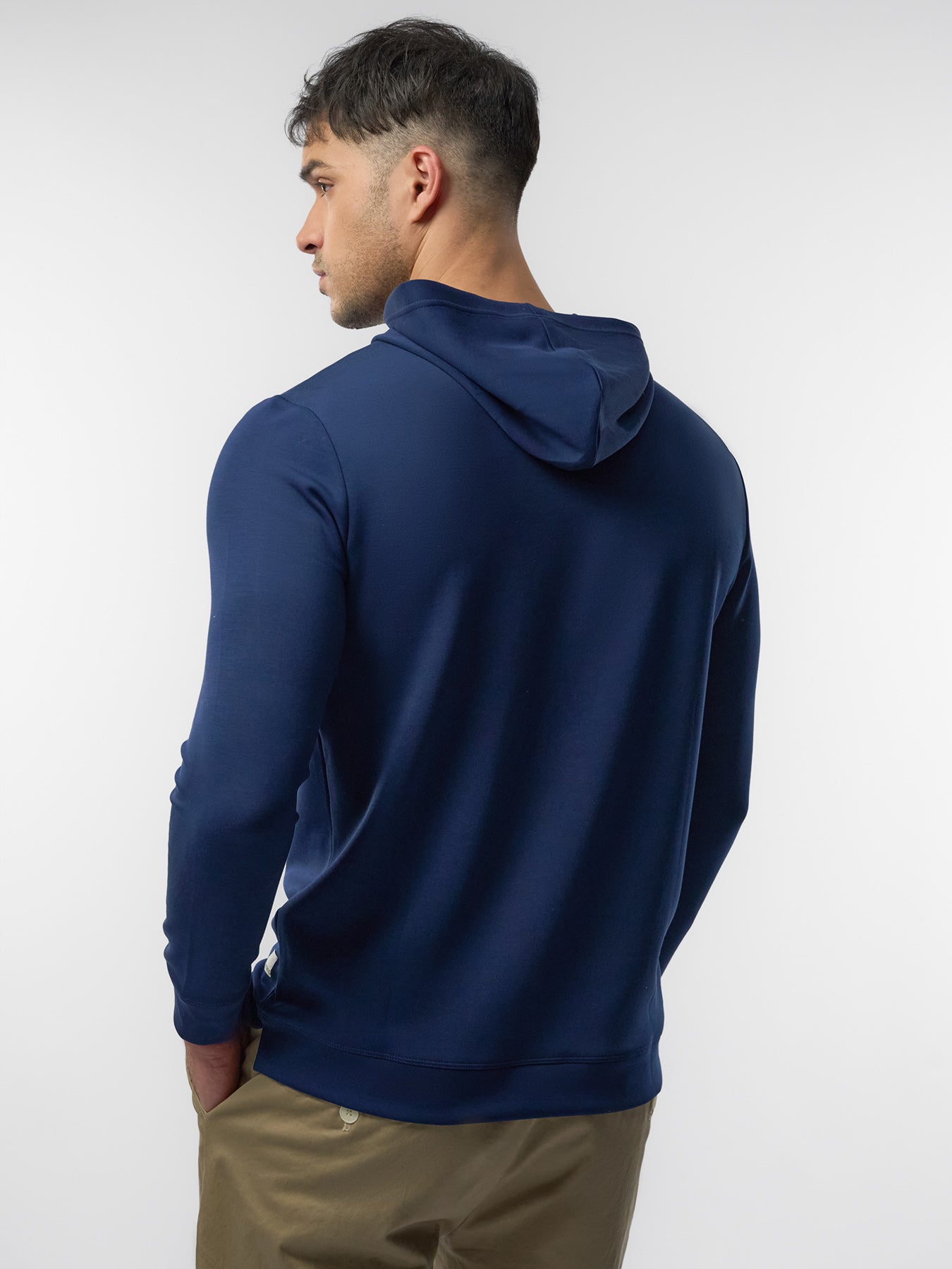 Modal Blend Long Sleeve Hoodie
