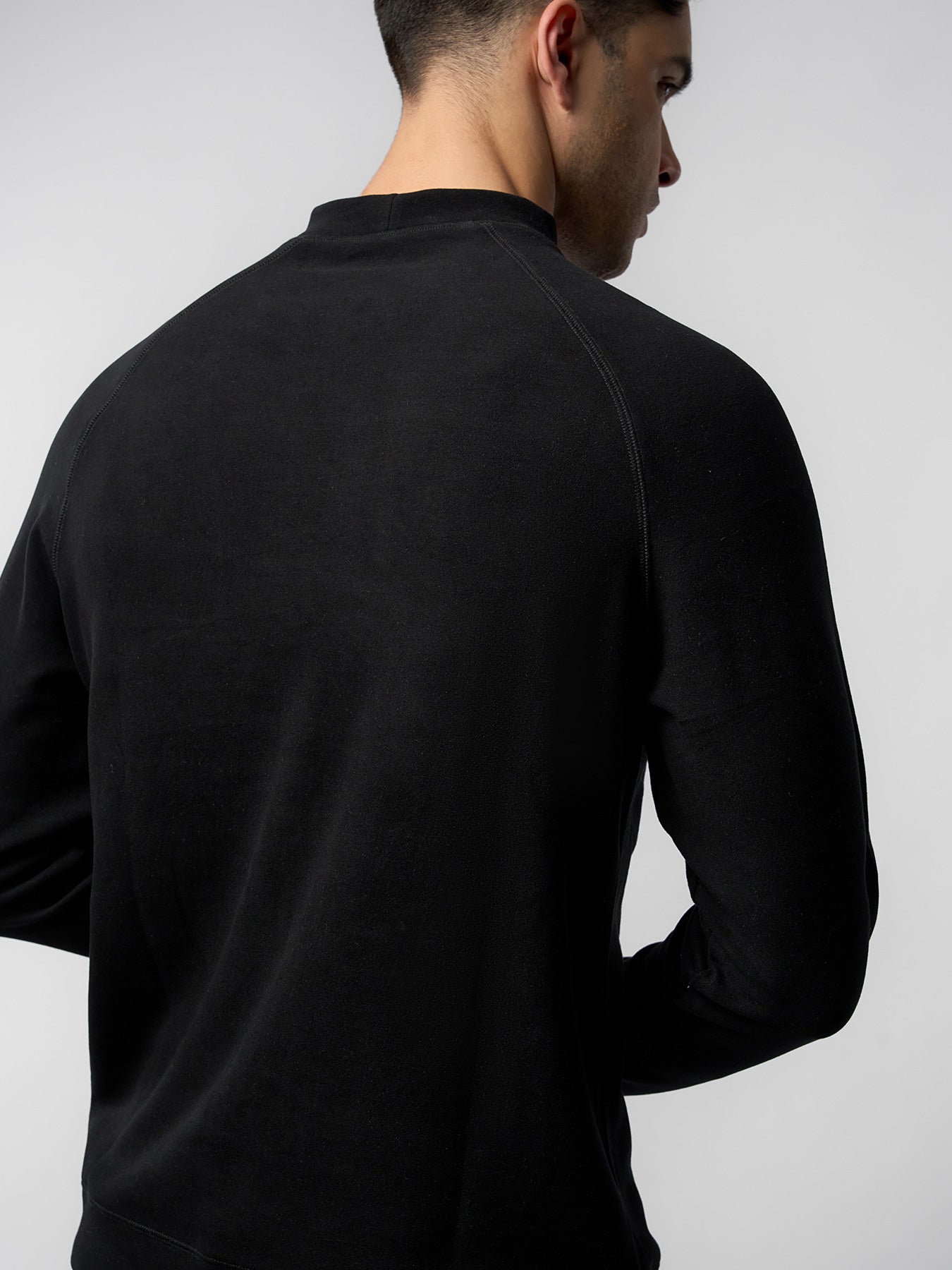Thermo Fleece Mock Neck Sweatshirt