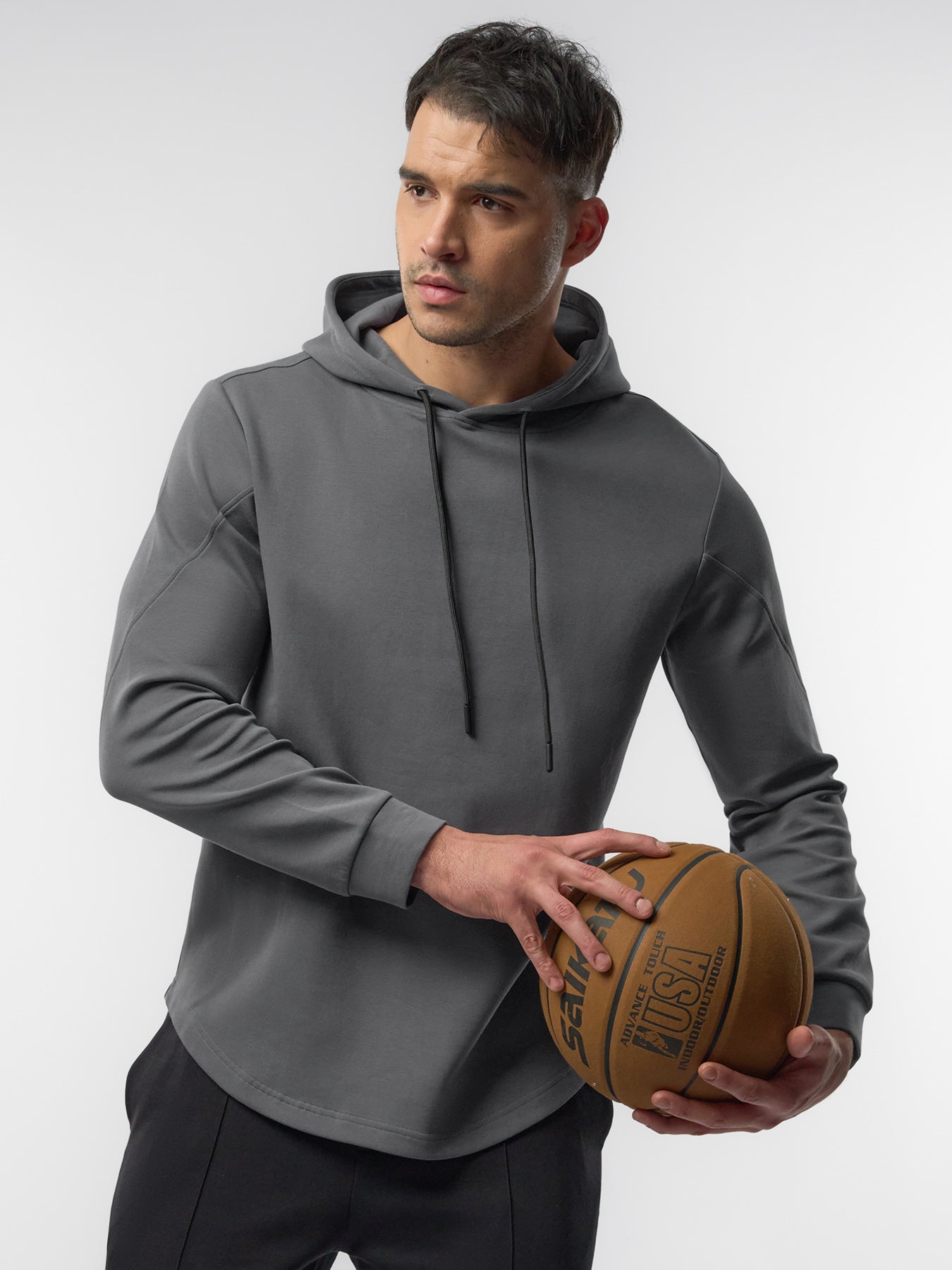 CozySpacer Curve Hem Hoodie