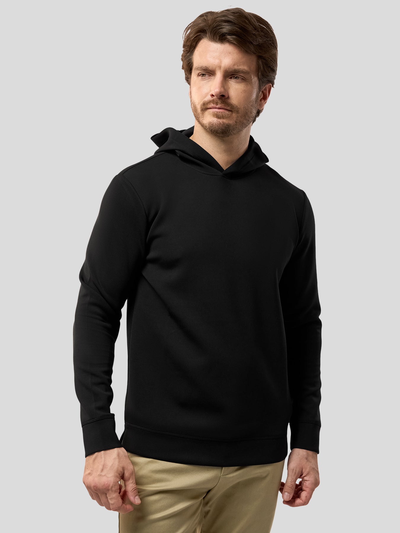 Modal Blend Long Sleeve Hoodie