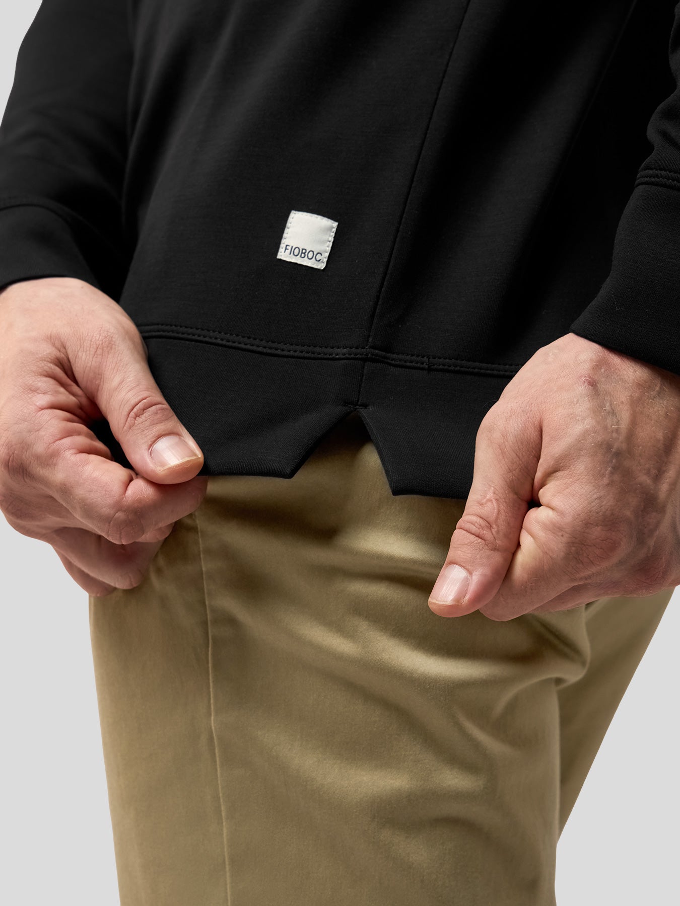 Modal Blend Long Sleeve Hoodie