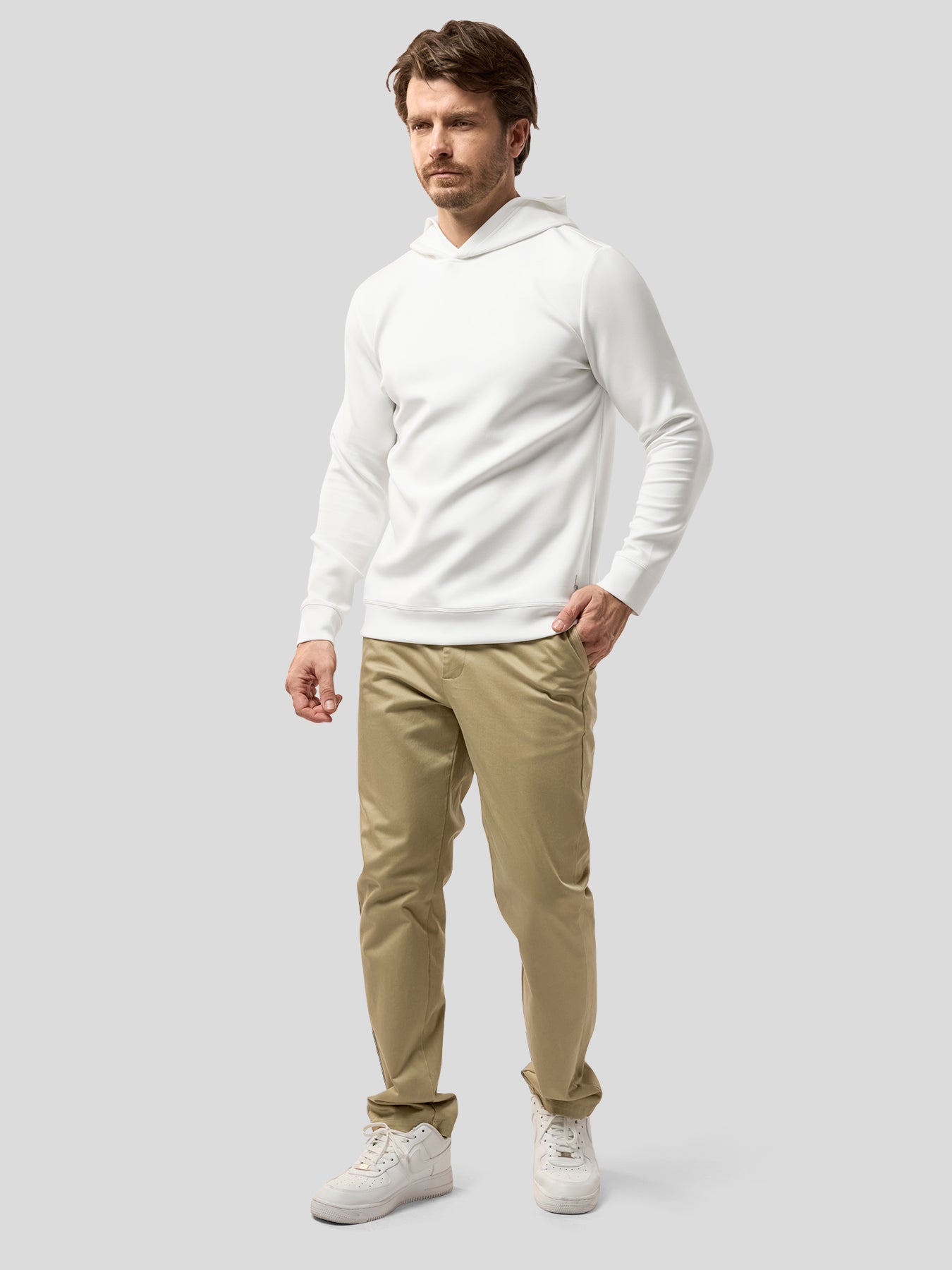 Modal Blend Long Sleeve Hoodie