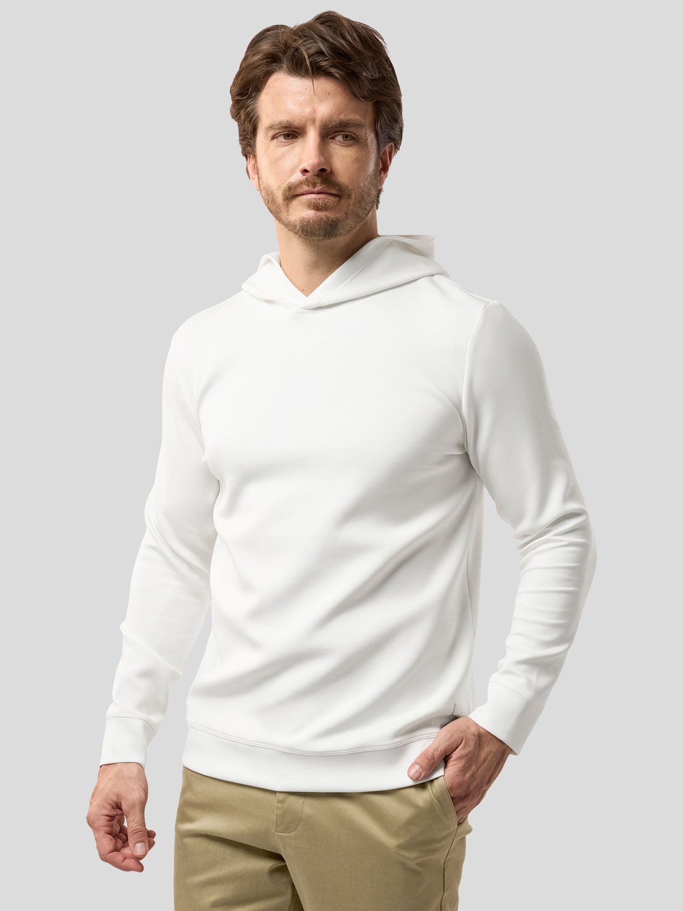 Modal Blend Long Sleeve Hoodie
