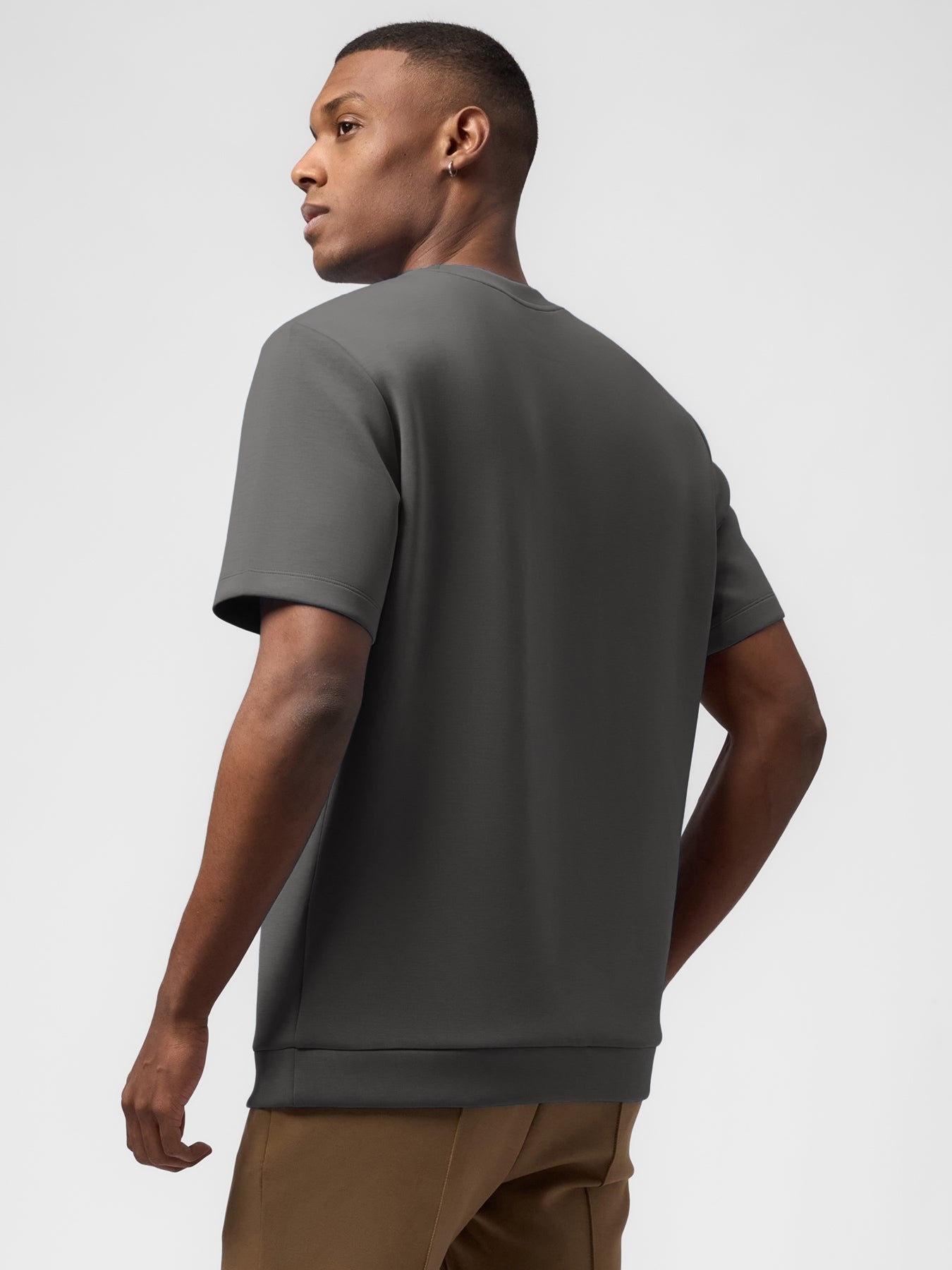 Modal Blend Short Sleeve Tee And Cozyspacer Pant Set