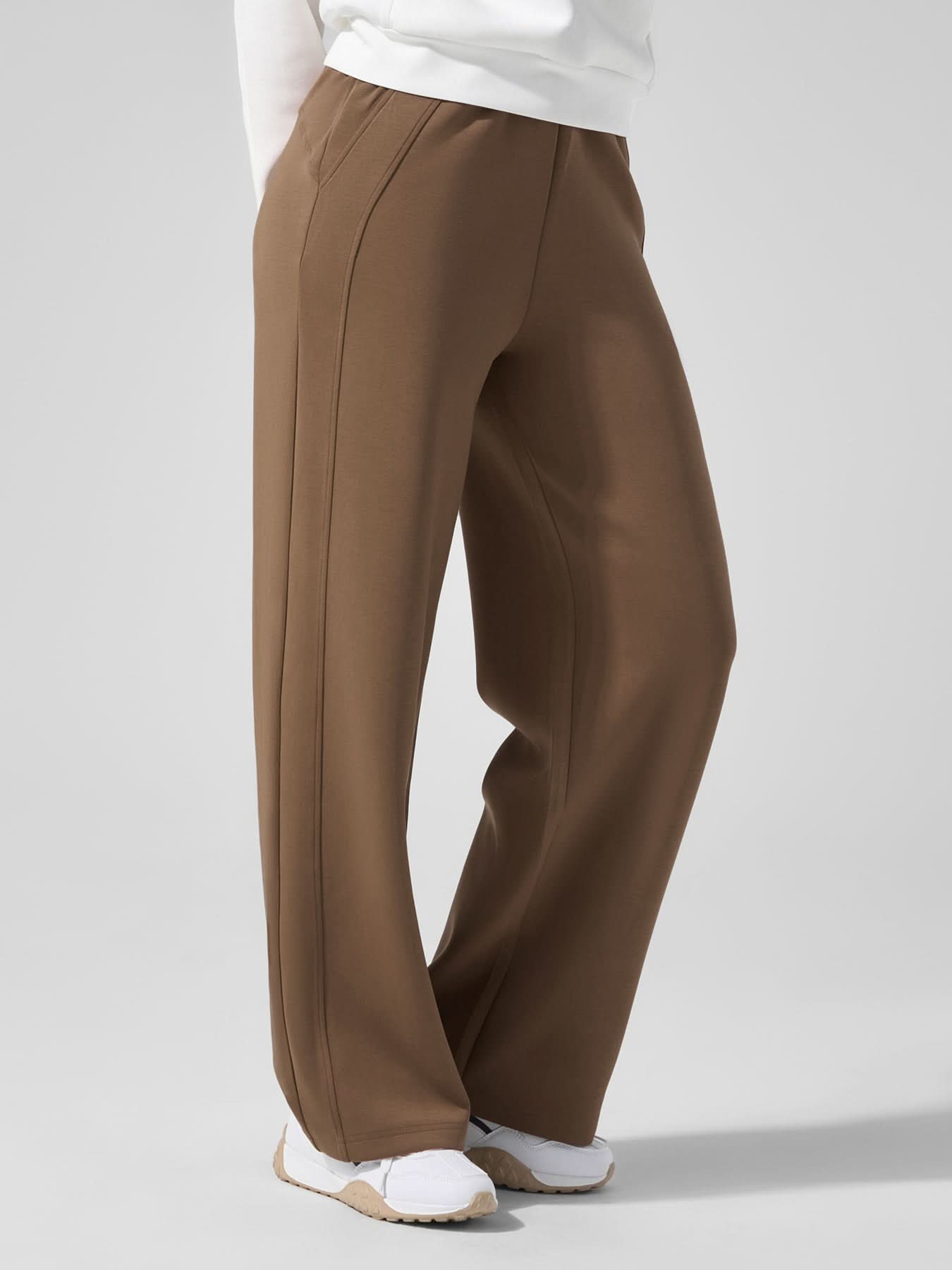 Women Modal Blend Hoodie And Wide Leg Pant Set