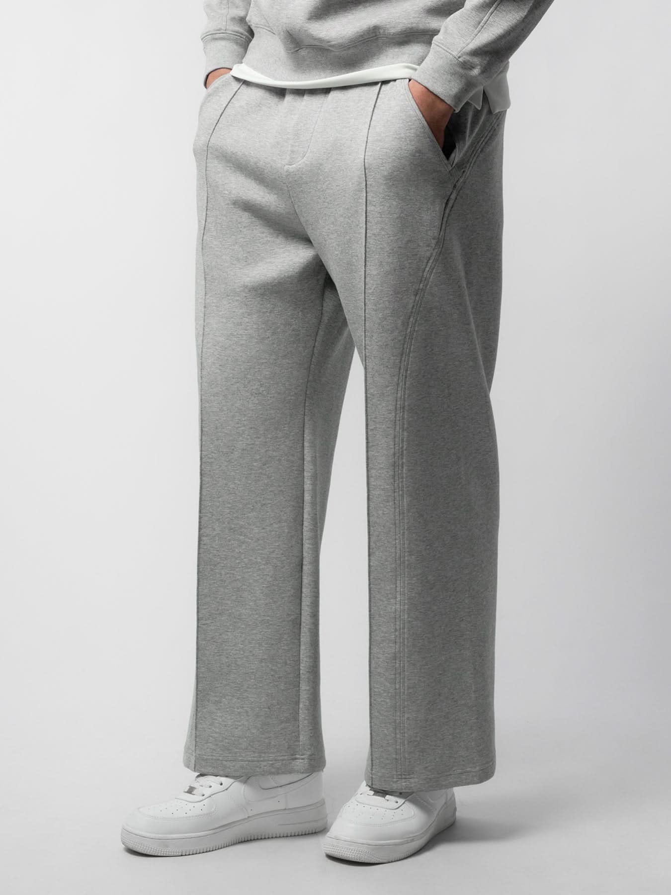 Cozyspacer Essential Sweatshirt And Wide Leg Pants Set