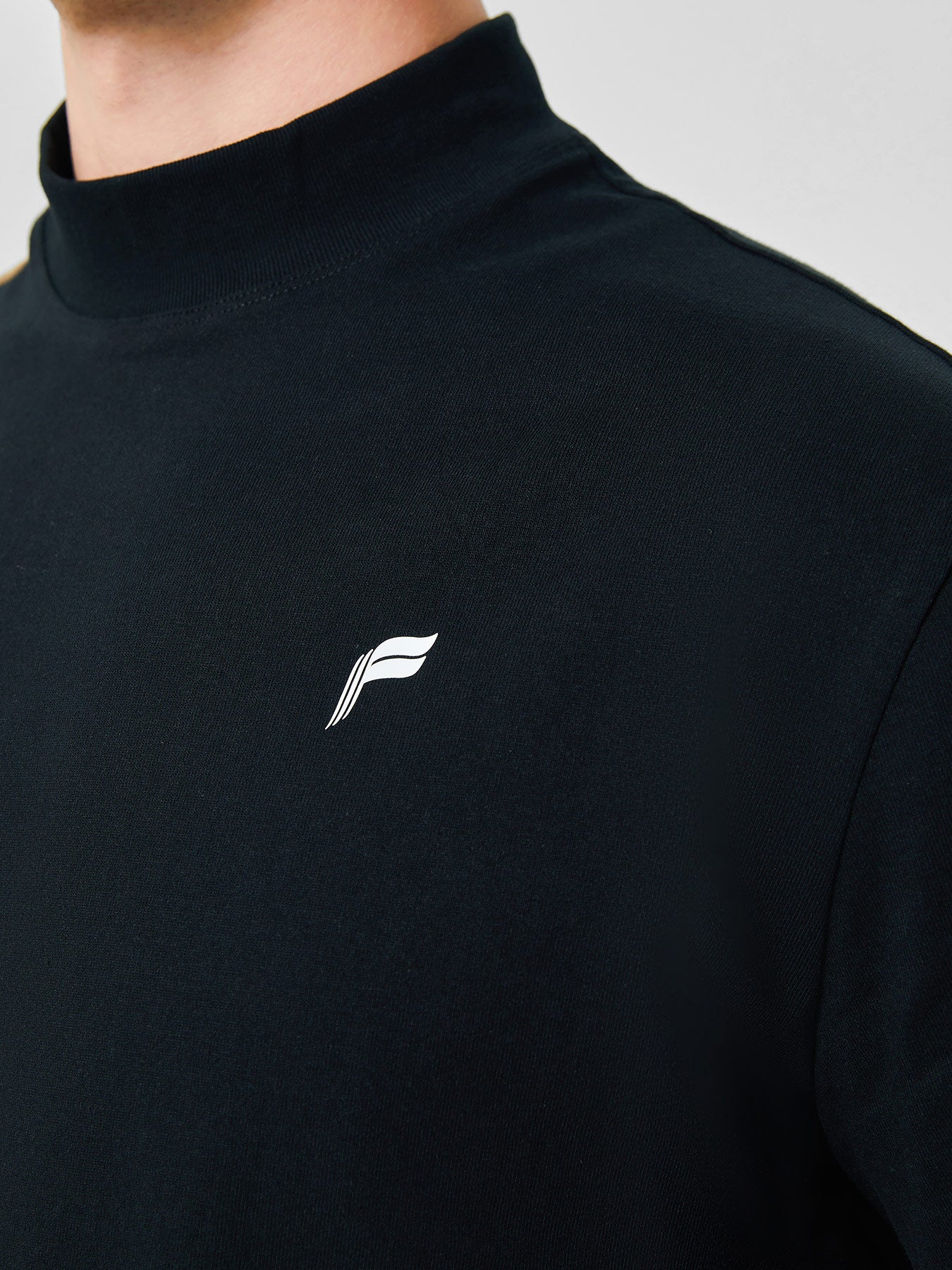Mock Neck Short Sleeve Tee