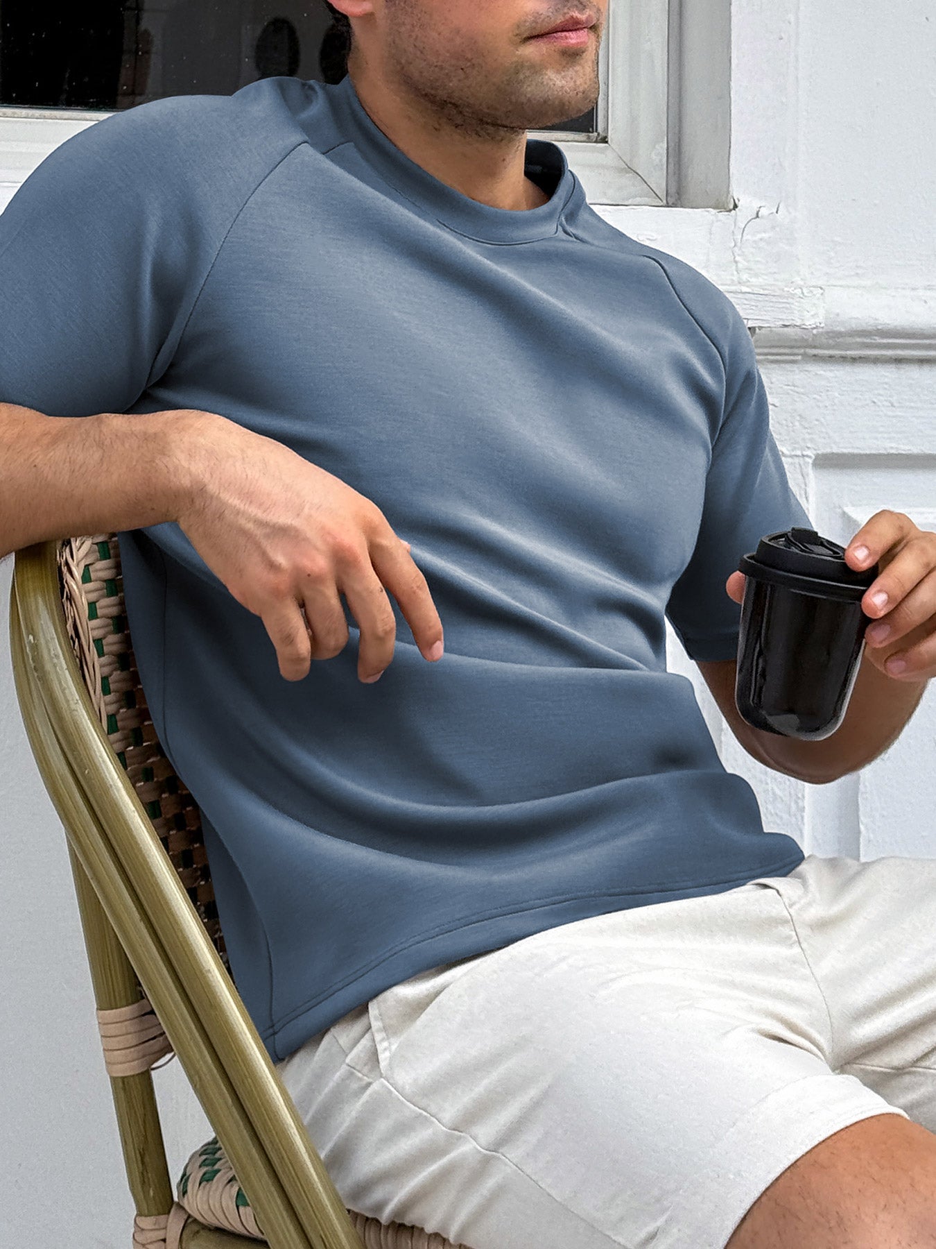 Modal Blend Short-Sleeve Raglan Tee