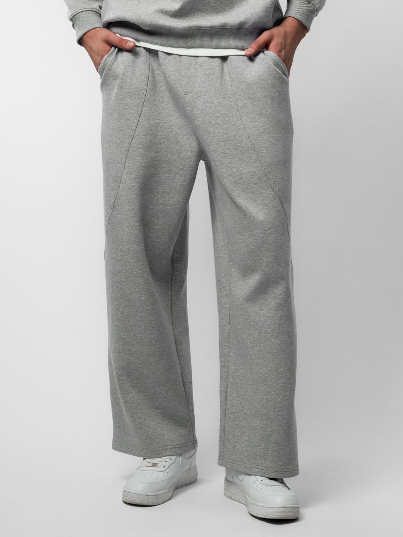 CozySpacer Fall Drawstring Wide Leg Pants Curved Design