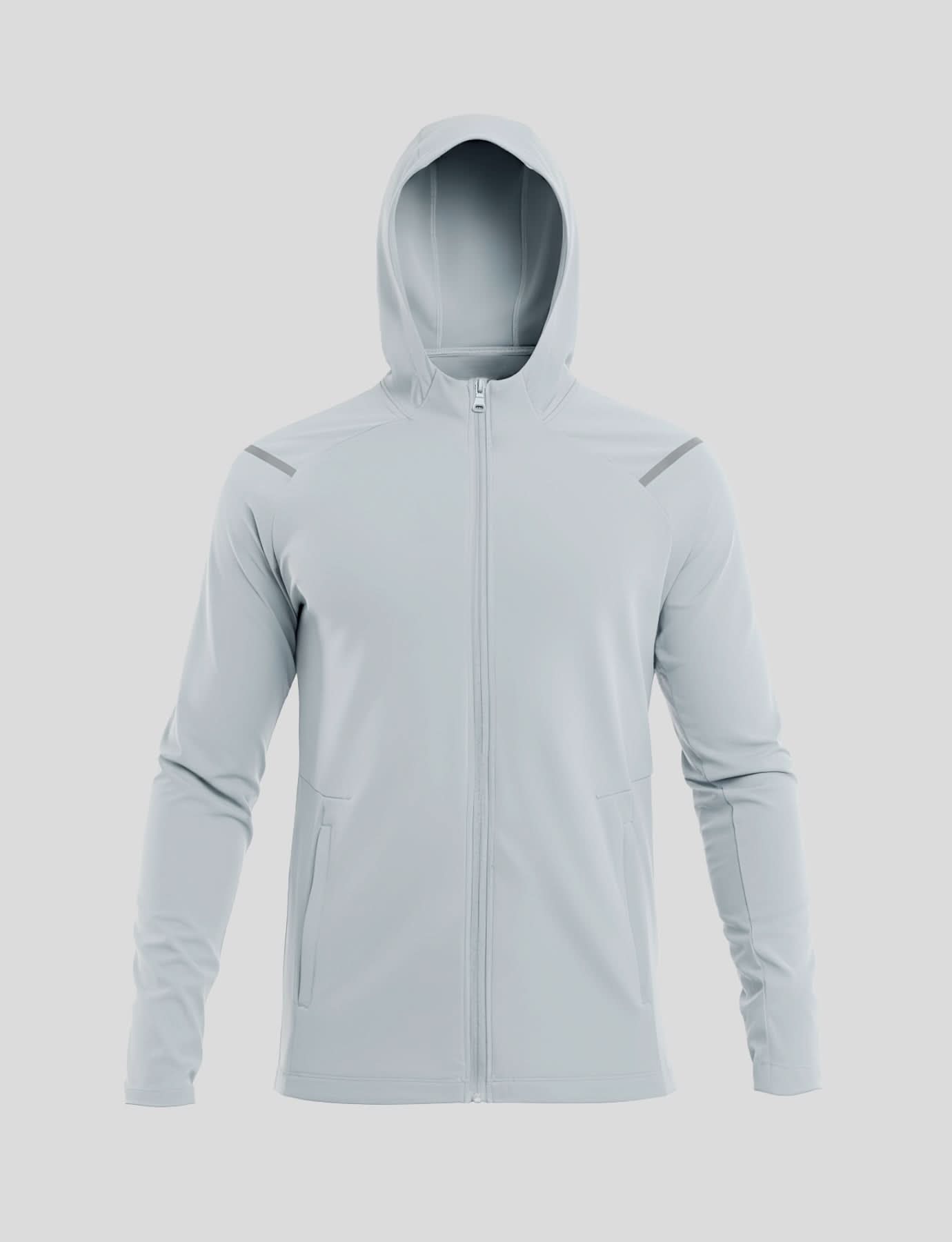 SmoothBlend Quick Dry Sports Fitness Hooded Jacket
