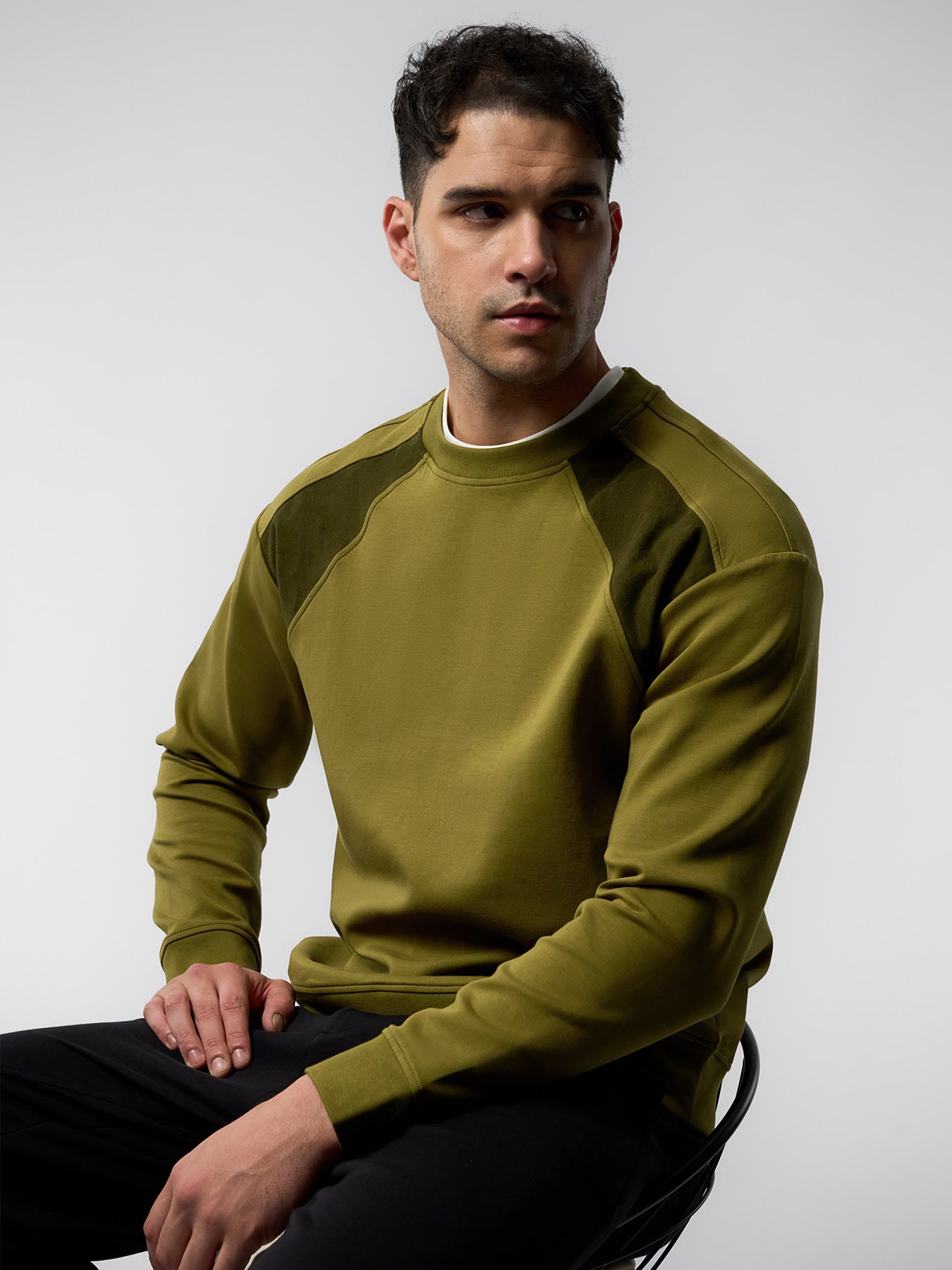 CozySpacer SuedePatch Sweatshirt