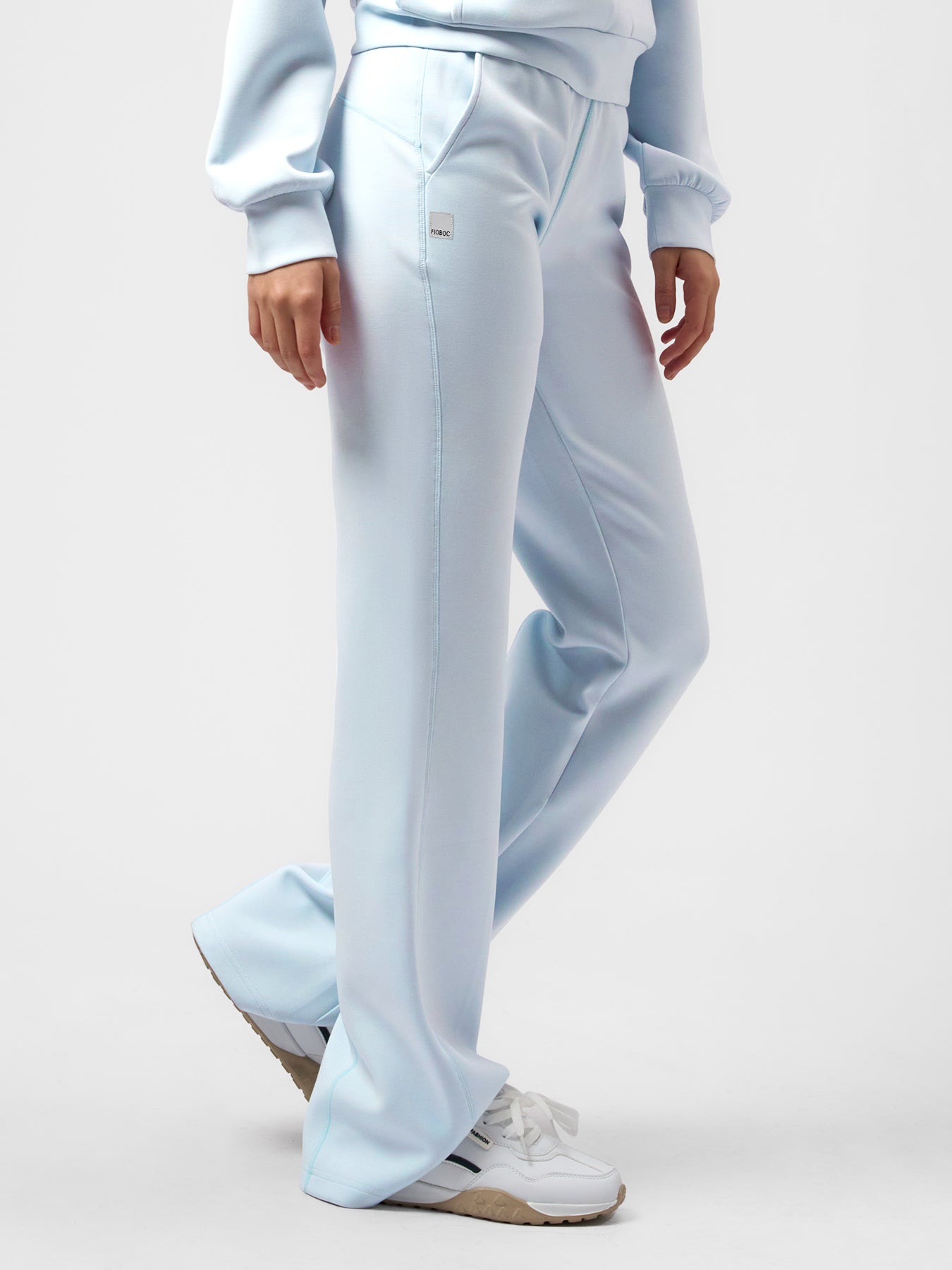 Modal Blend Drawstring Flare Pants