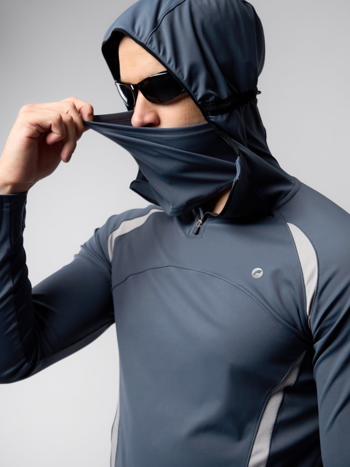 SmoothBlend Half Zip Aero Shield Mask Hoodie