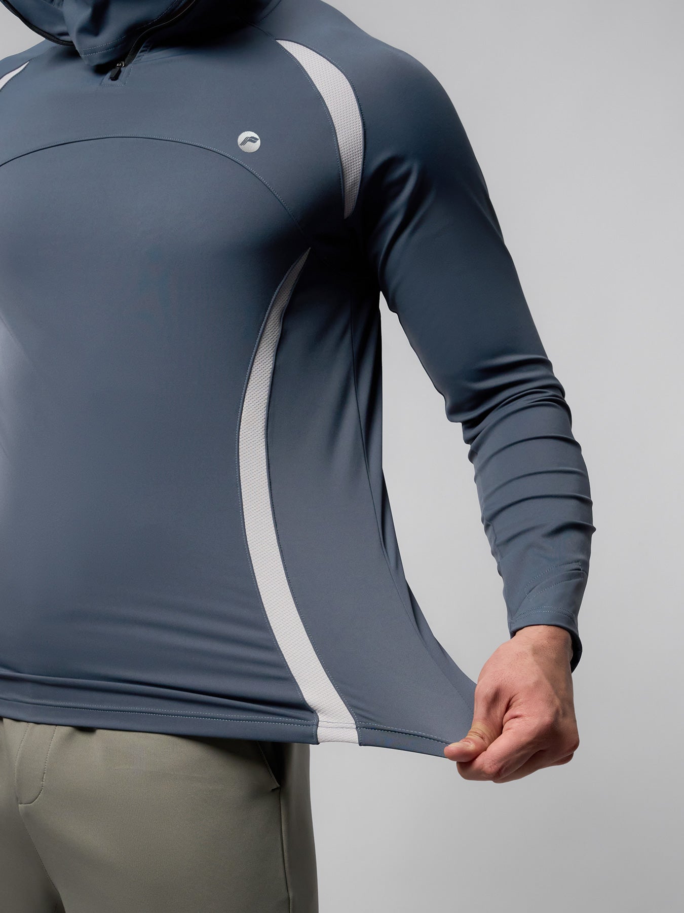 SmoothBlend Half Zip Aero Shield Mask Hoodie