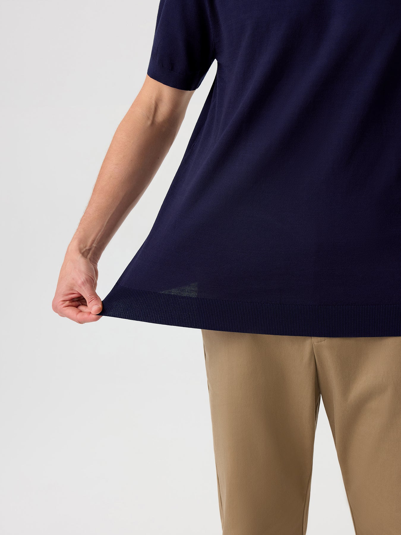 GentleKnit Short Sleeve Knitted T-Shirt