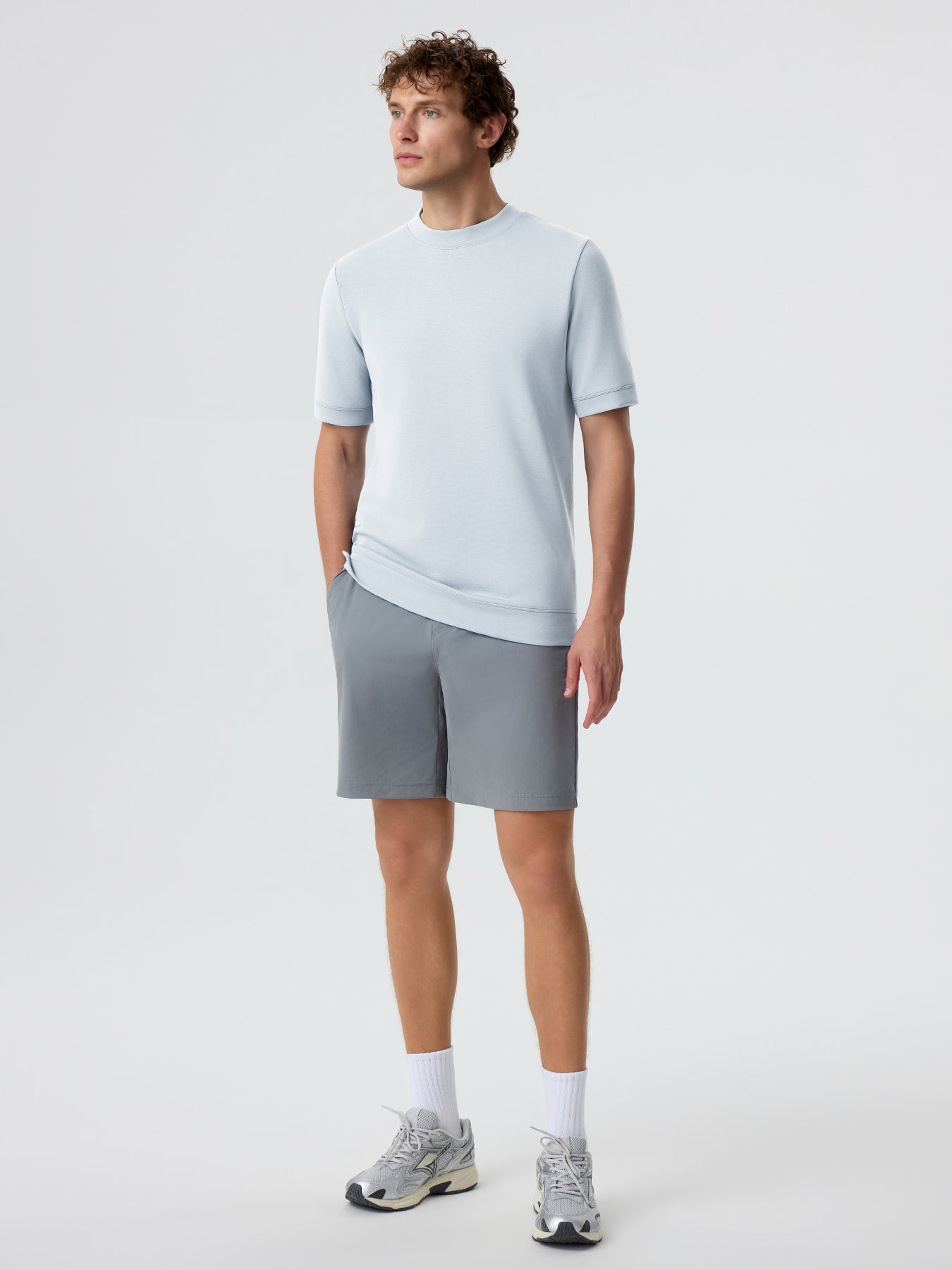 Modal Blend Short Sleeve Tee:Slim Fit