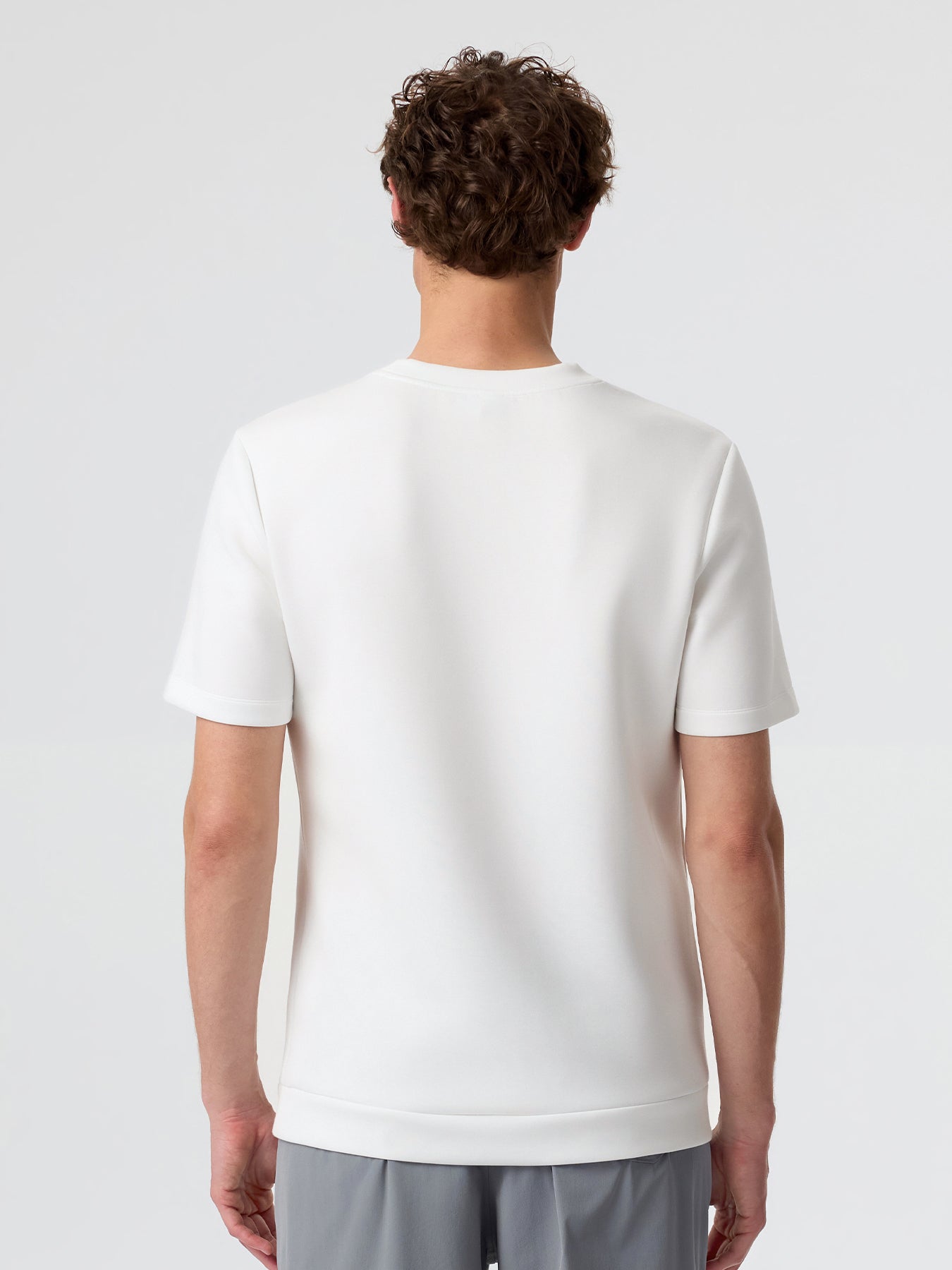 Modal Blend Short Sleeve Tee Shoulder Stitch