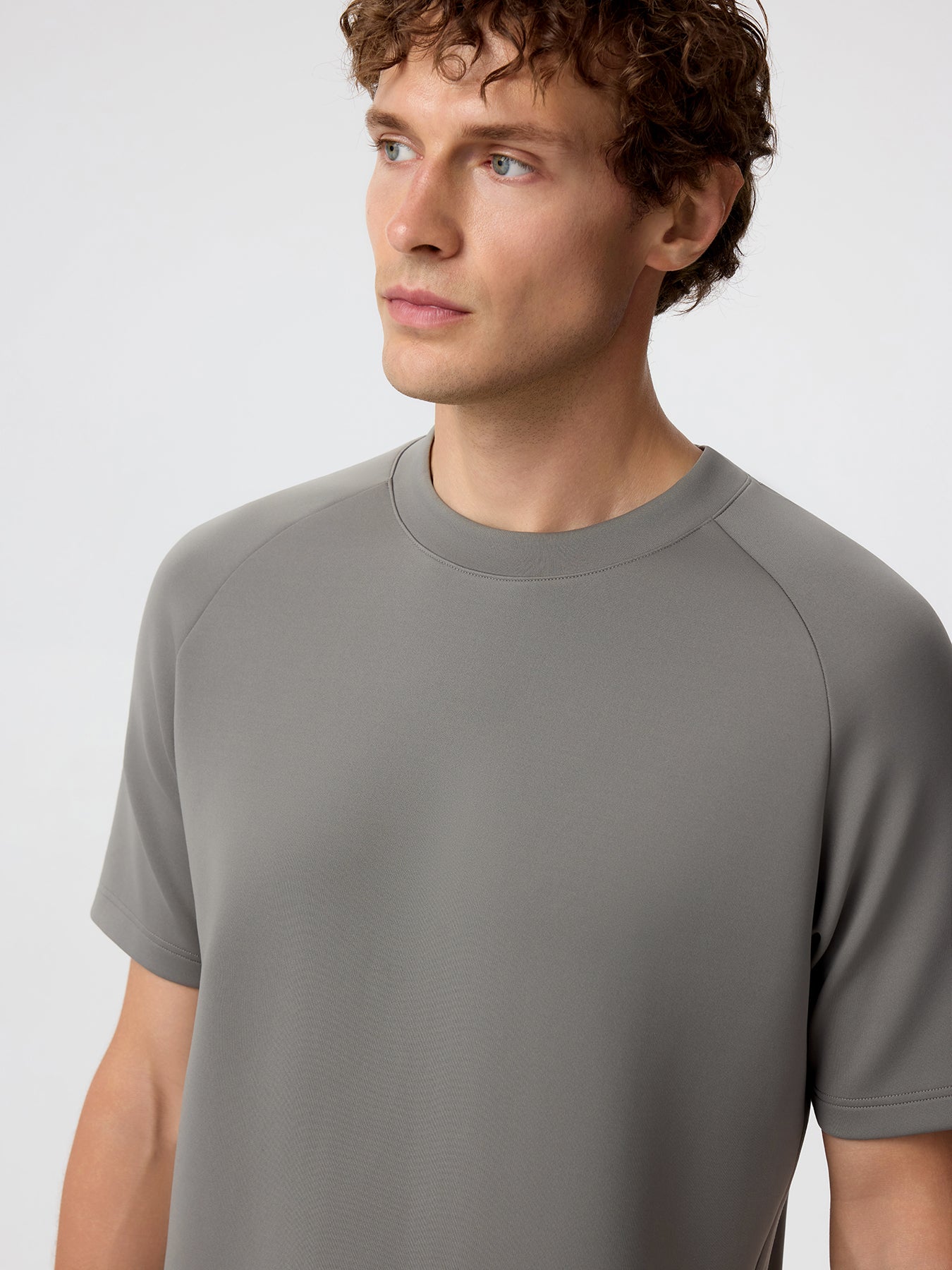 Modal Blend Short-Sleeve Raglan Tee