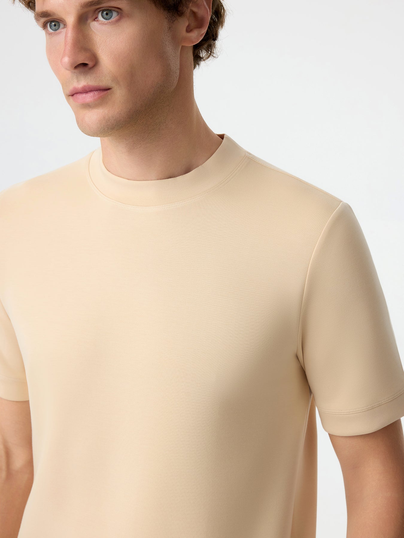 Modal Blend Short Sleeve Tee:Slim Fit