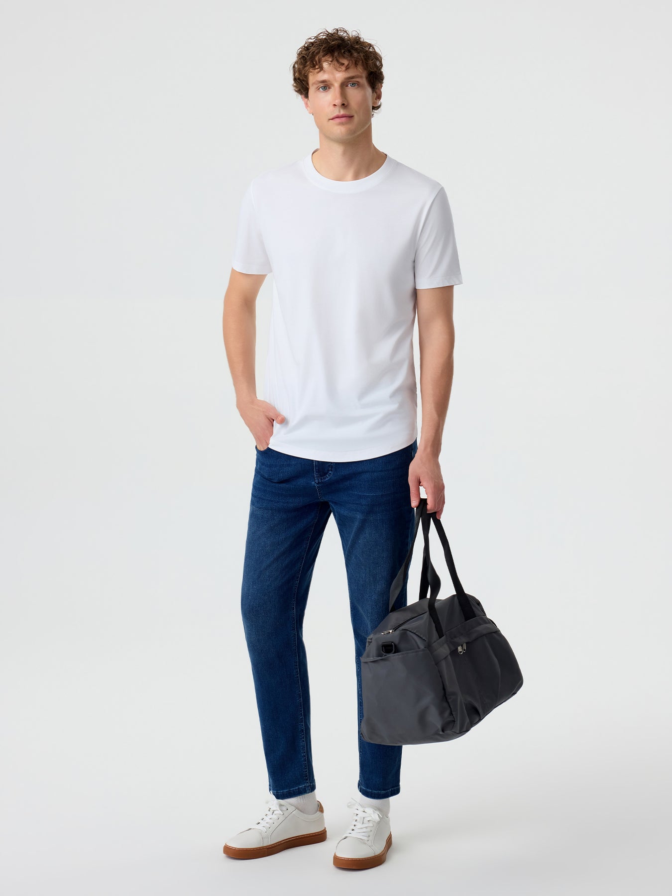 StayCool 2.0 Curve-Hem Tee: Slim-Fit