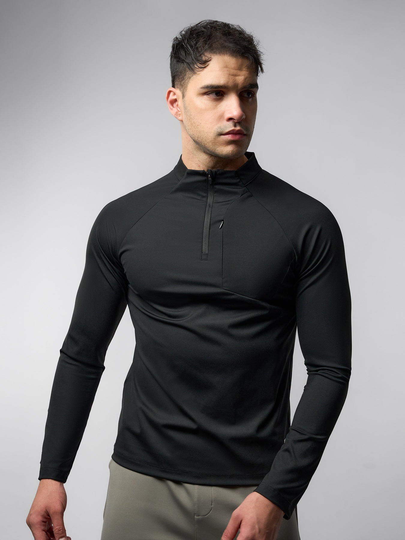 SmoothBlend Half Zip Chest Pocket Tee