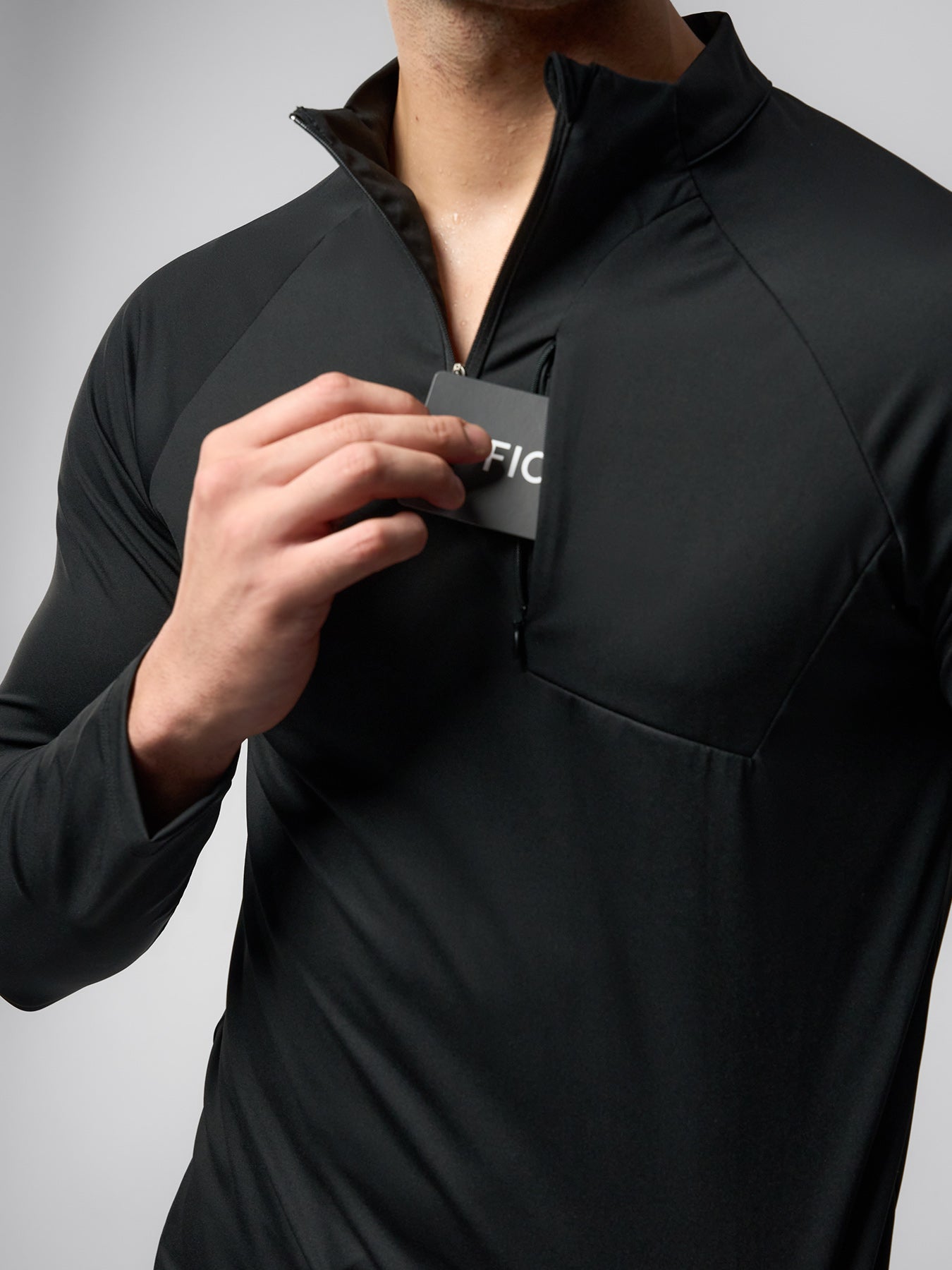 SmoothBlend Half Zip Chest Pocket Tee