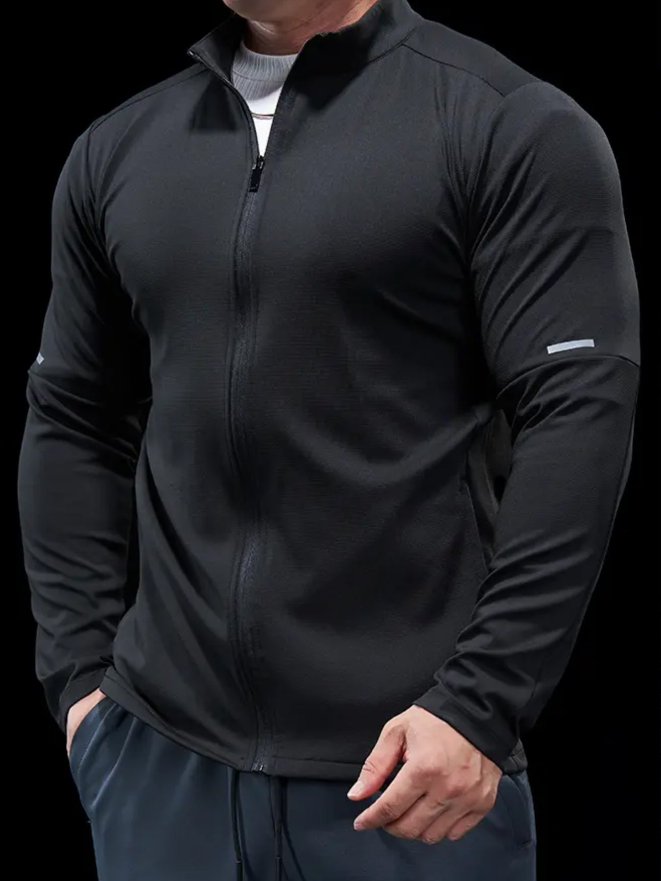 SmoothBlend Quick Dry Stand Collar Sports Fitness Jacket