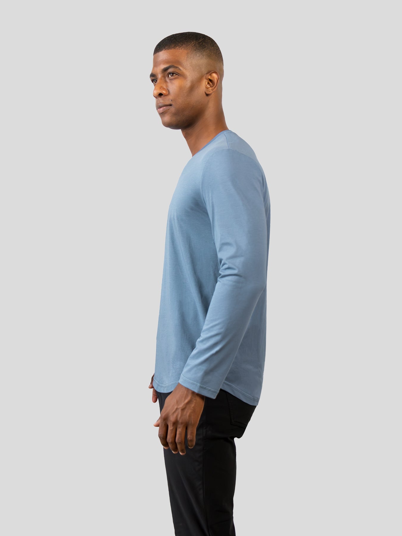 StaySmooth Long Sleeve Drop-Cut Tee